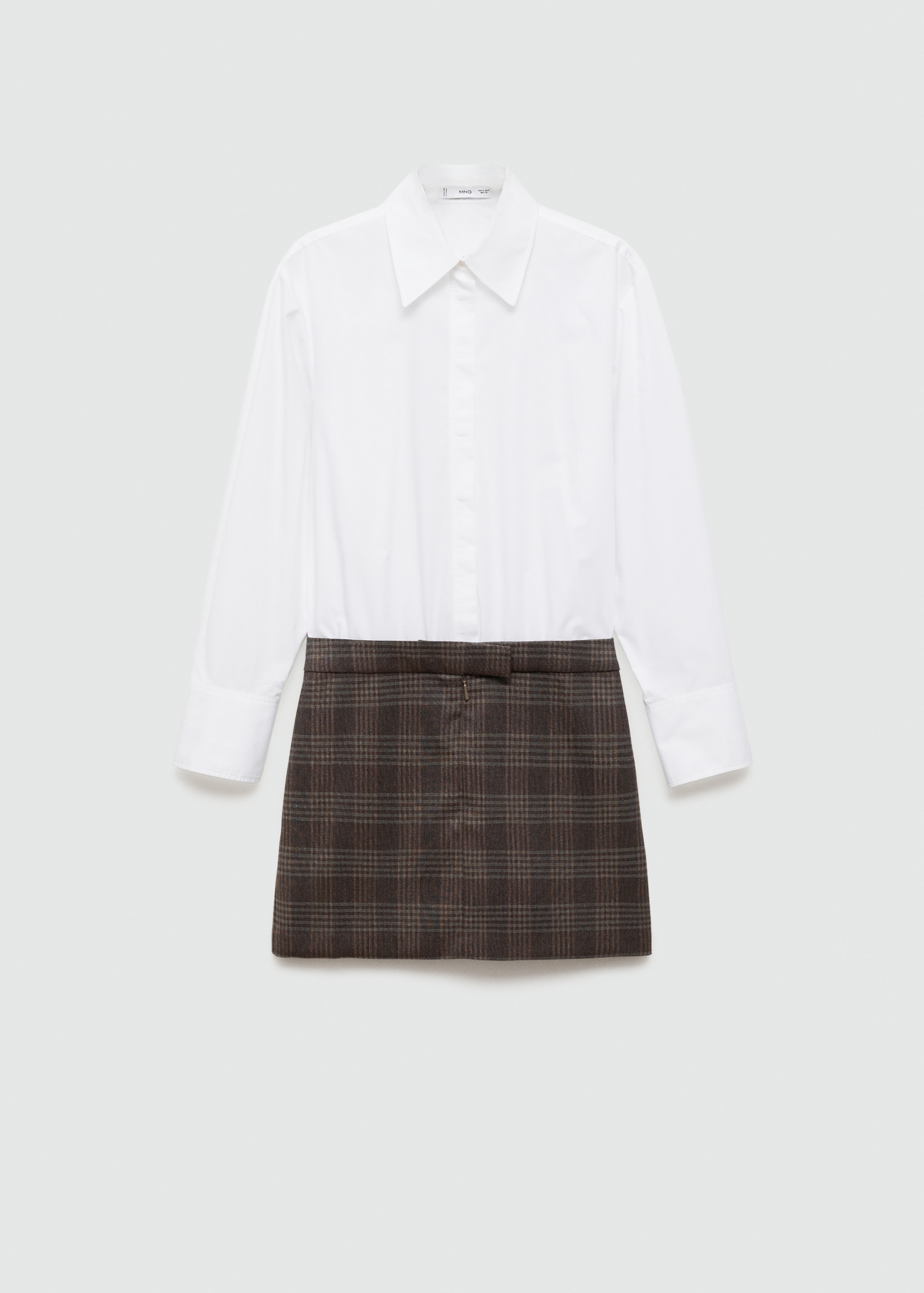 Short combined dress - Article without model