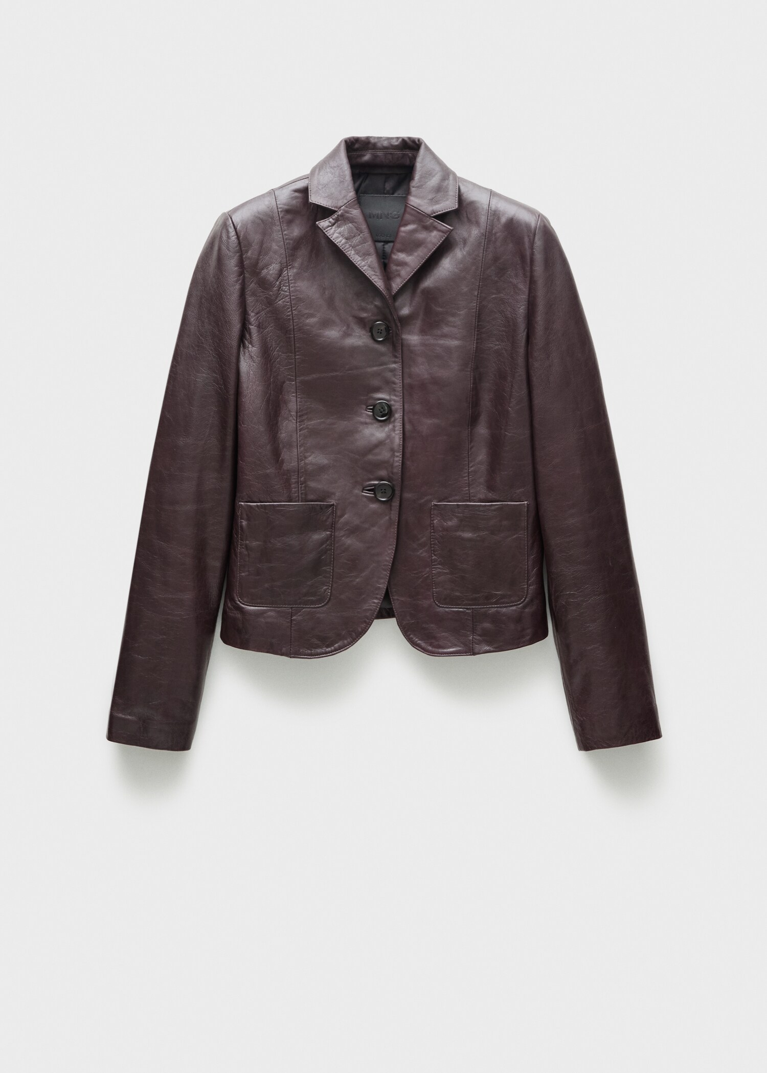 100% leather jacket with pockets - Article without model