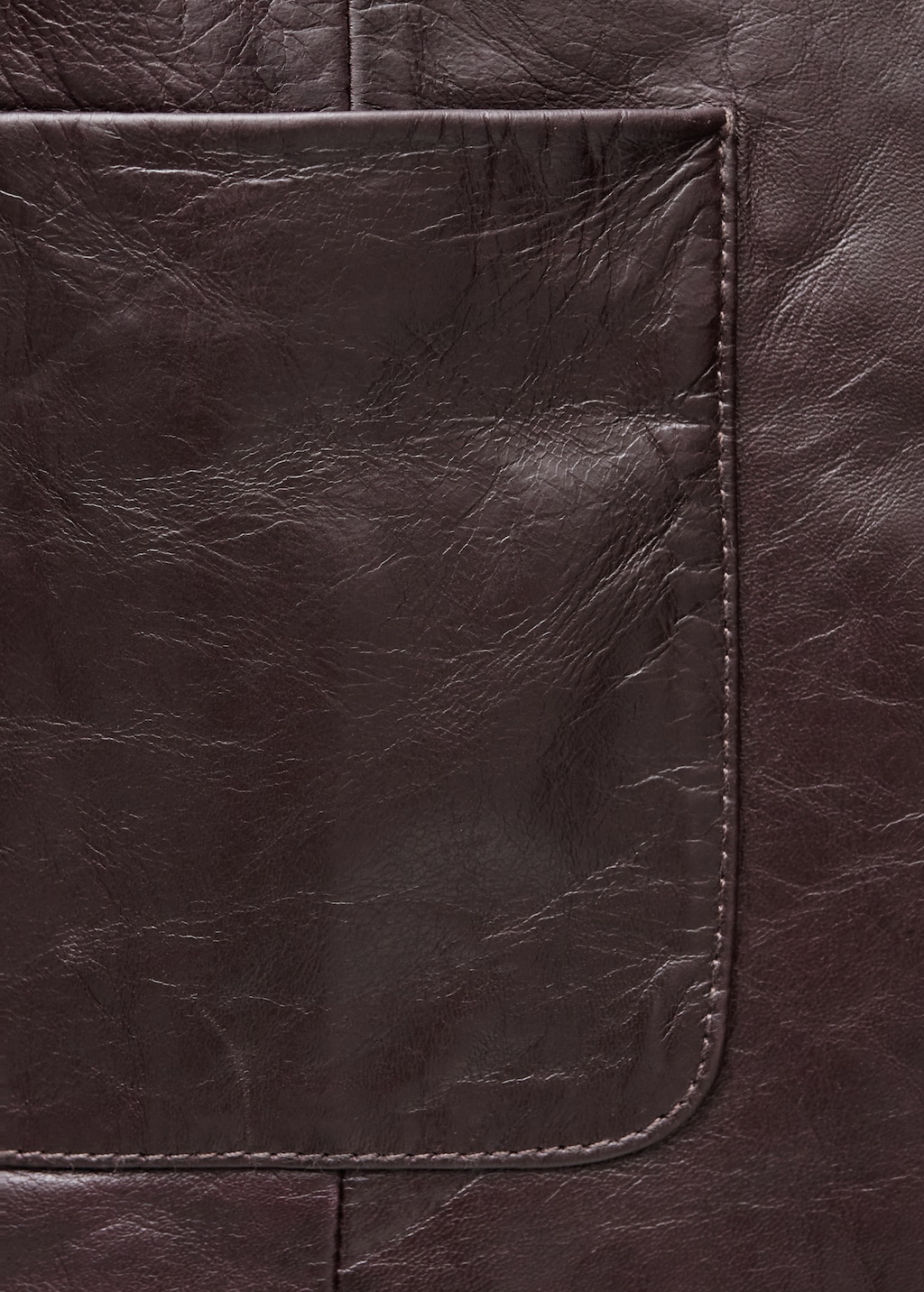 Blazer cintre cuir