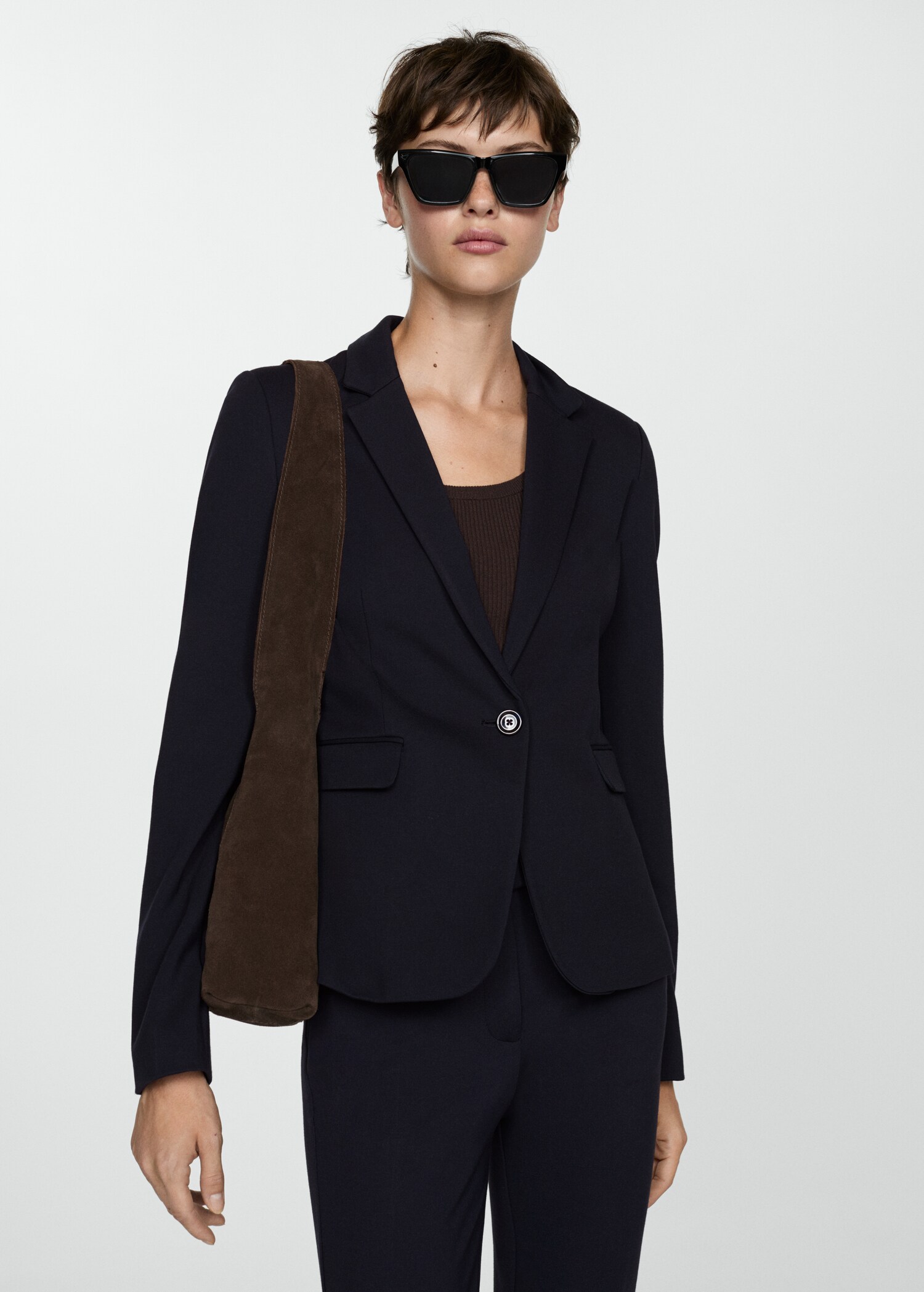 Suit jacket with pockets - Medium plane