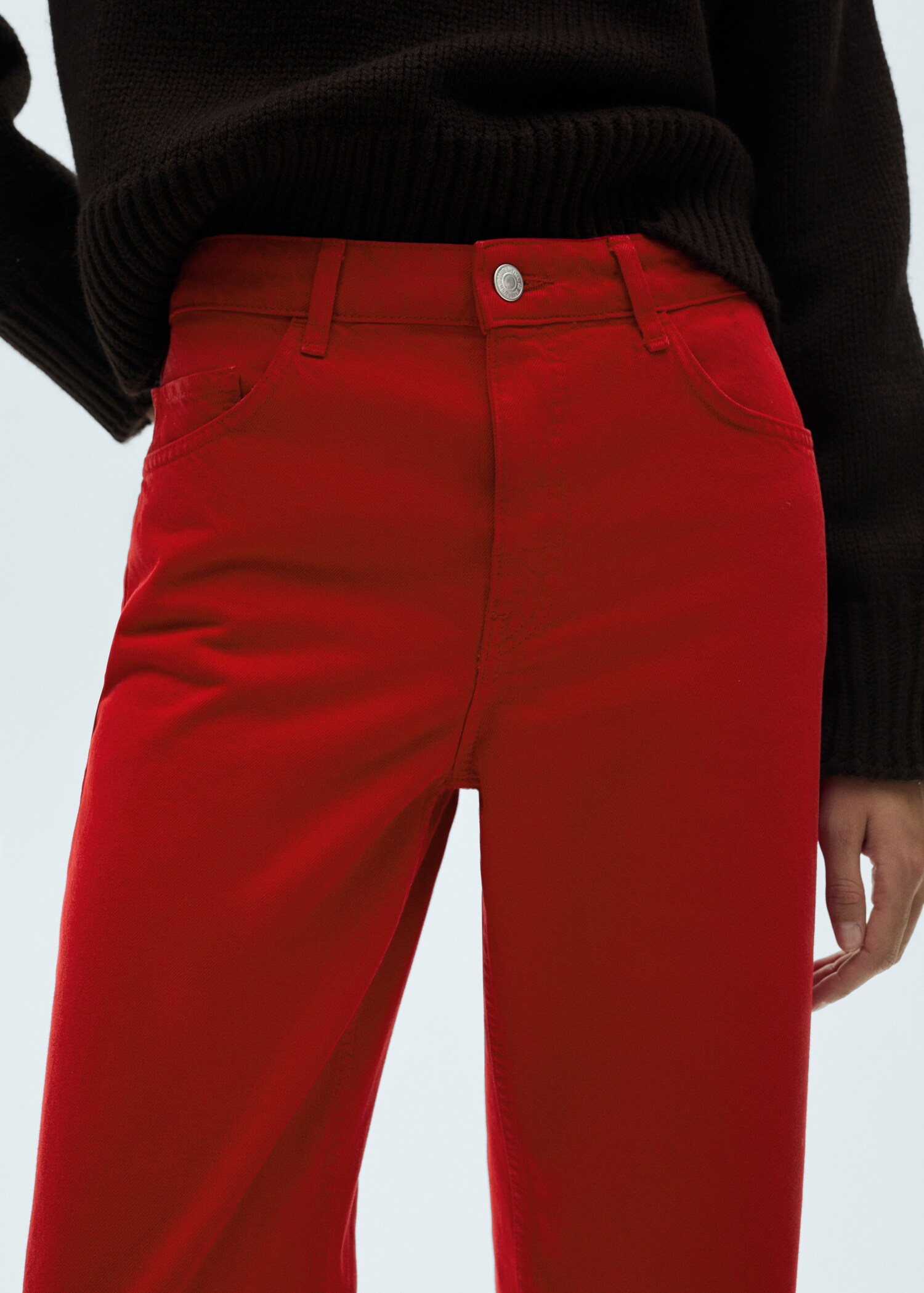 Jeans rectos tiro alto - Detalle del artículo 6