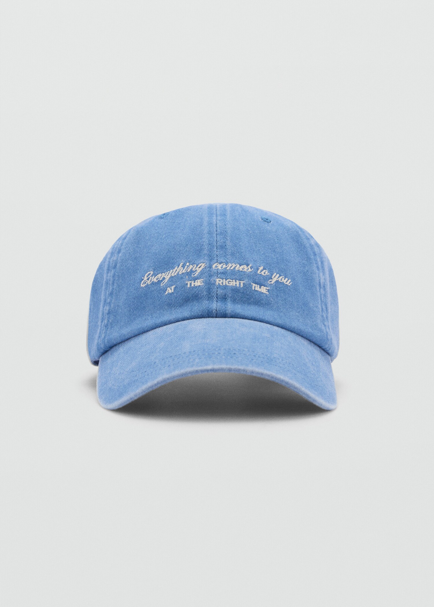 Embroidered detail cap - Medium plane