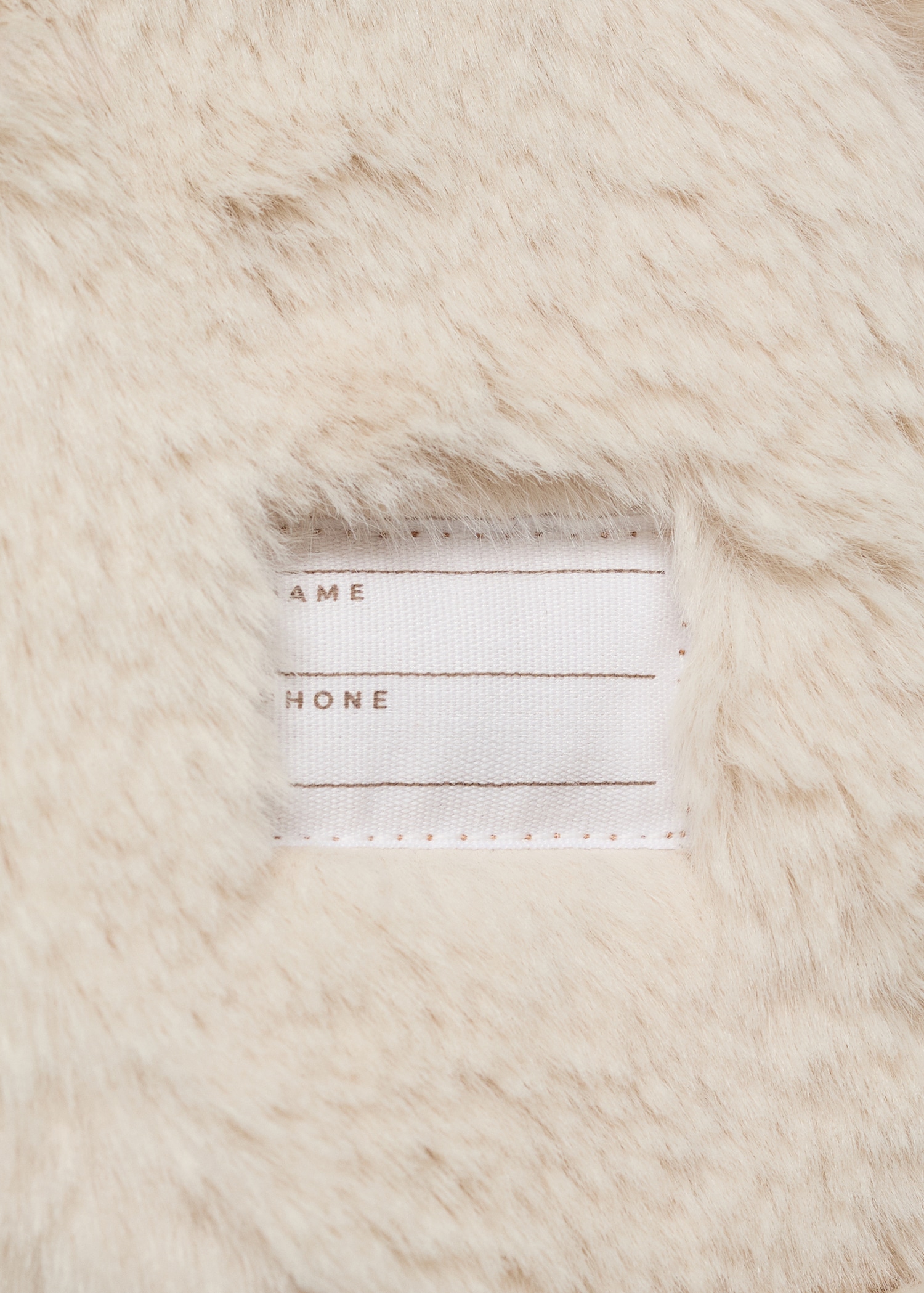 Fur-effect inner coat - Details of the article 0
