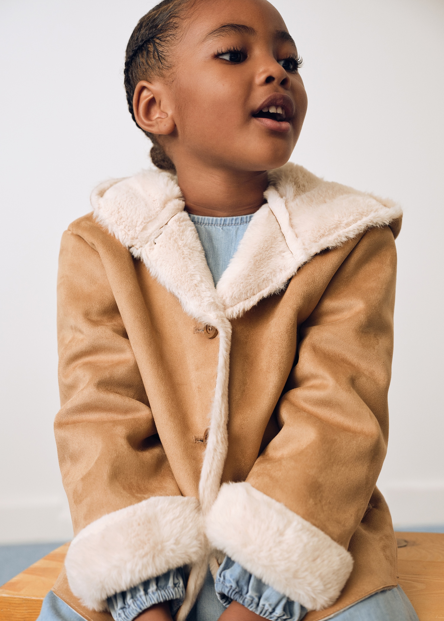 Fur-effect inner coat - Details of the article 5