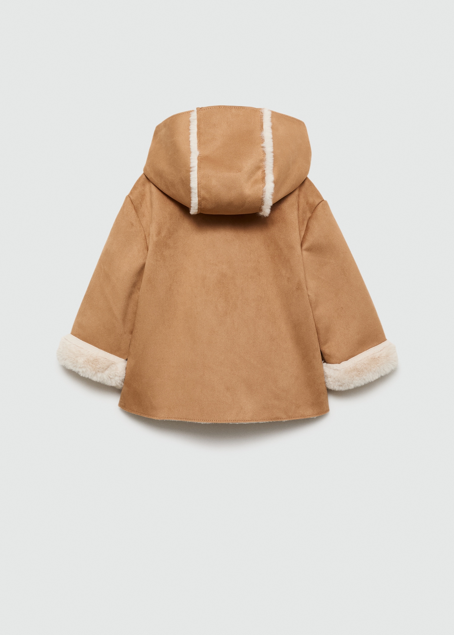 Fur-effect inner coat - Reverse of the article