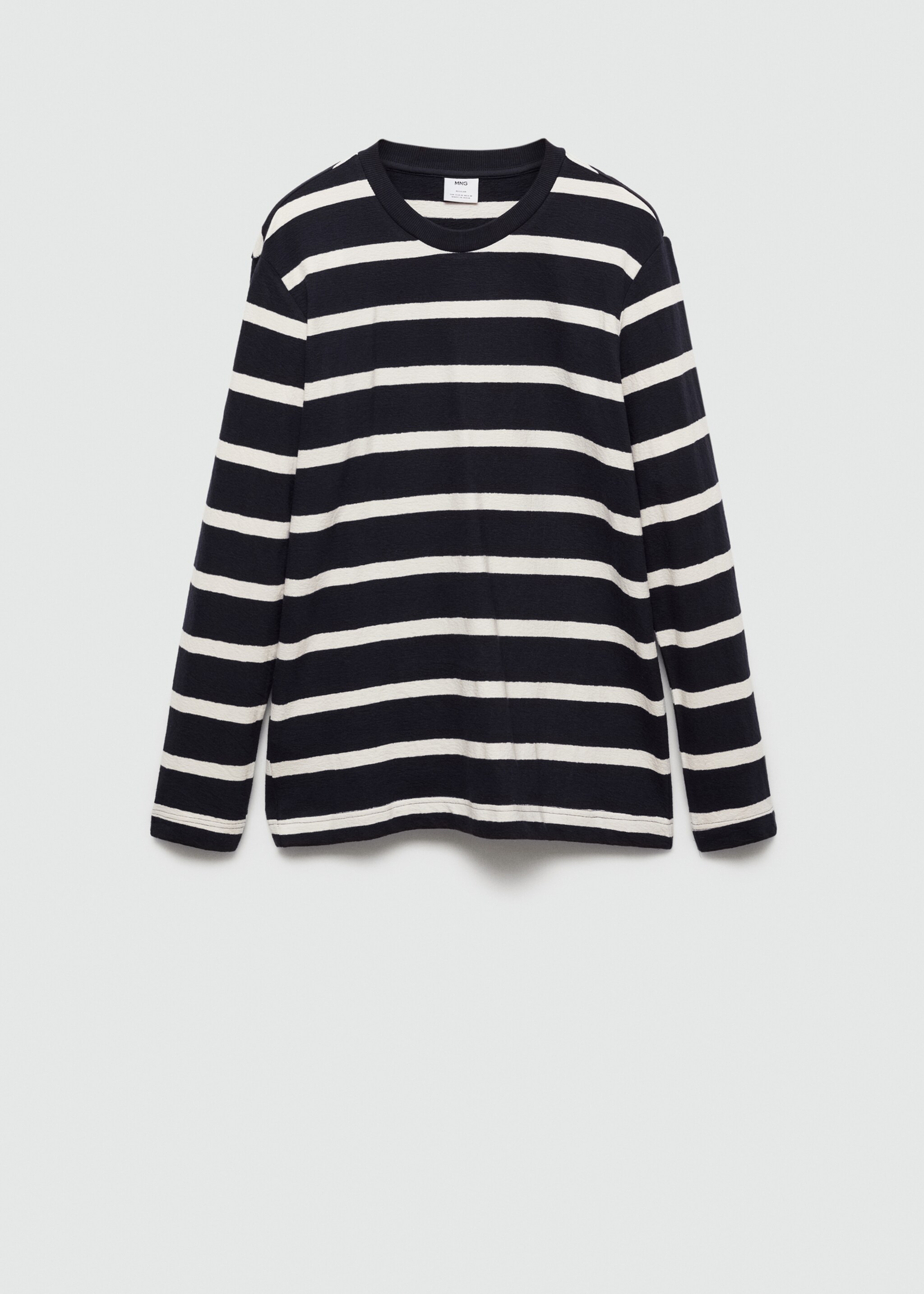 Long sleeve sailor striped t-shirt - Article without model