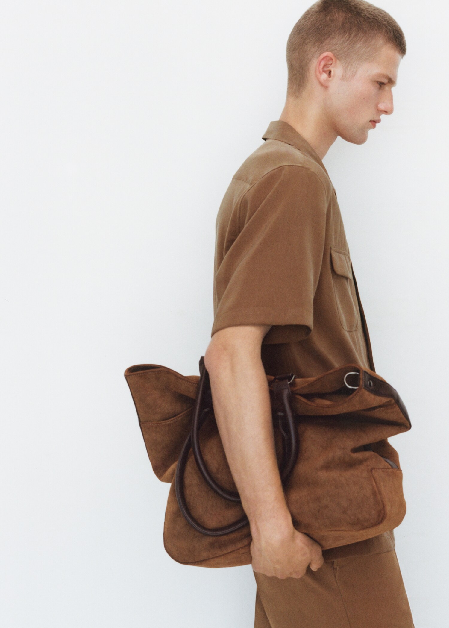 Sac bandoulière simili-cuir daim - Détail de l'article 5