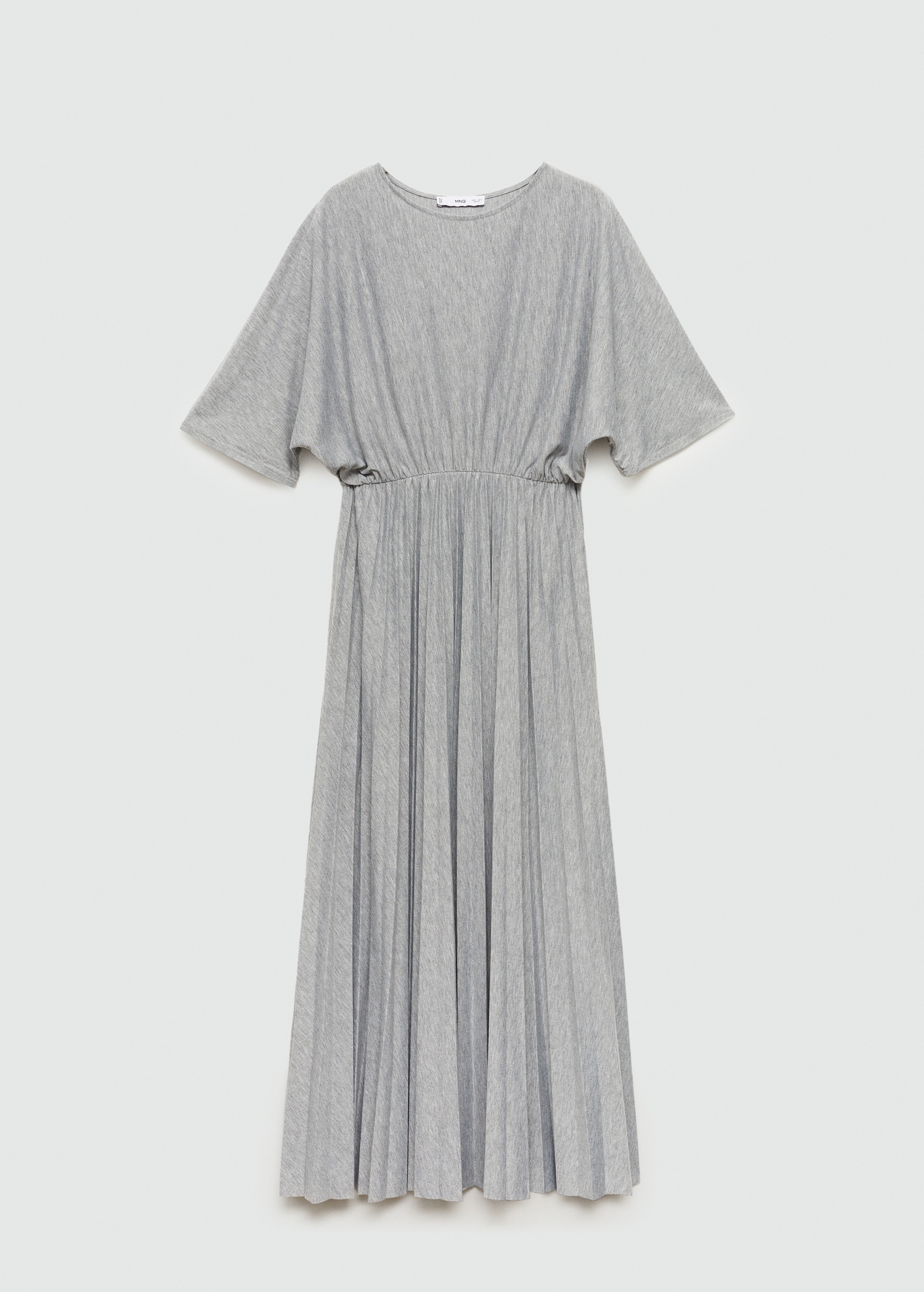 Elastic waist pleated dress - Article without model