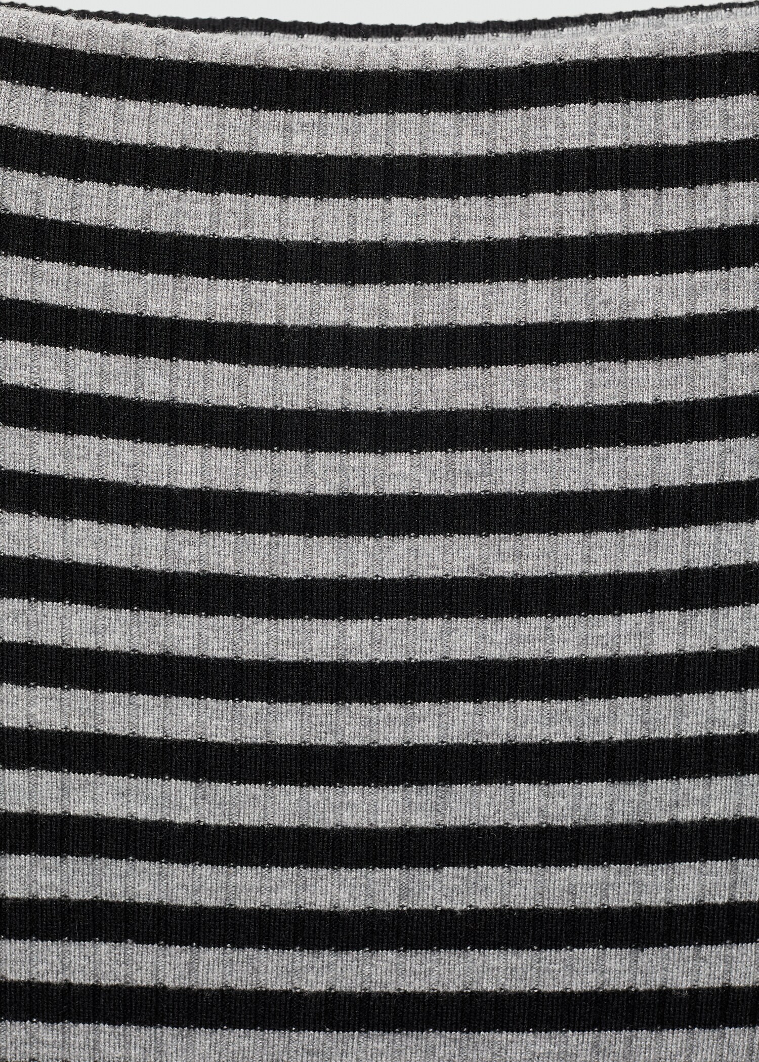 Slit striped skirt - Details of the article 8
