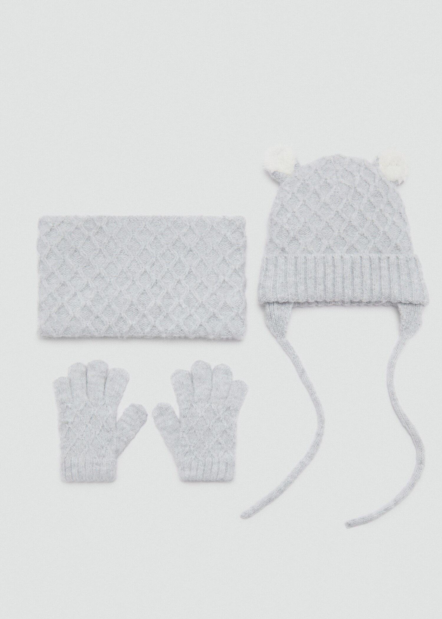 Knitted braided scarf - Details of the article 2