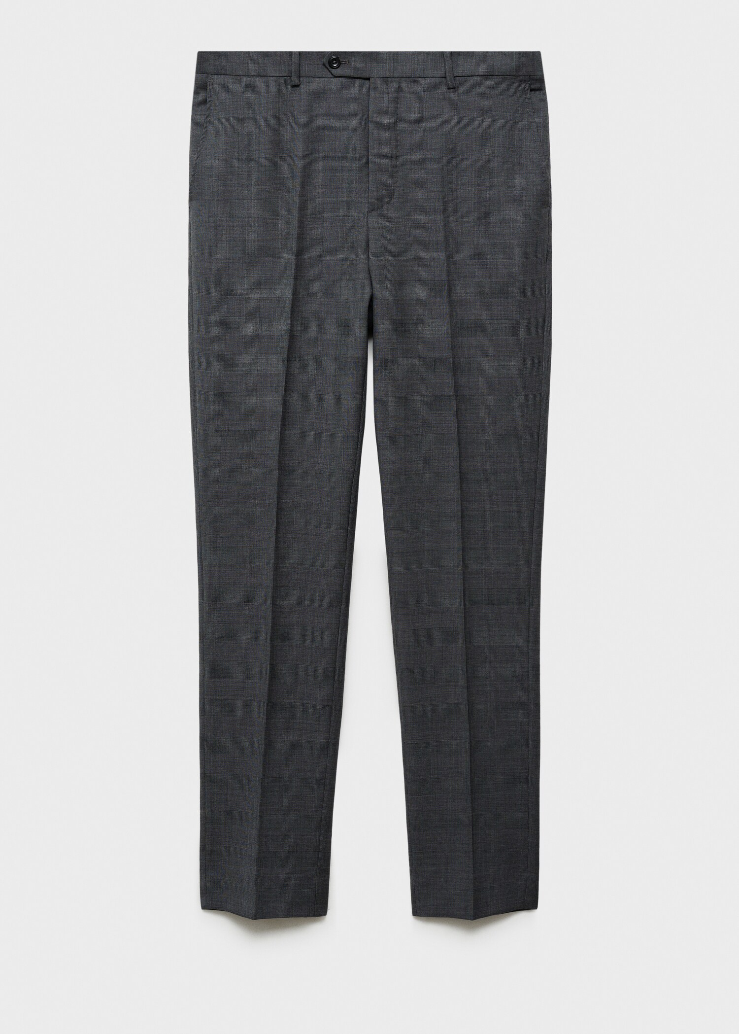 Pantalon de costume 100 % laine vierge carreaux écossais - Article sans modèle
