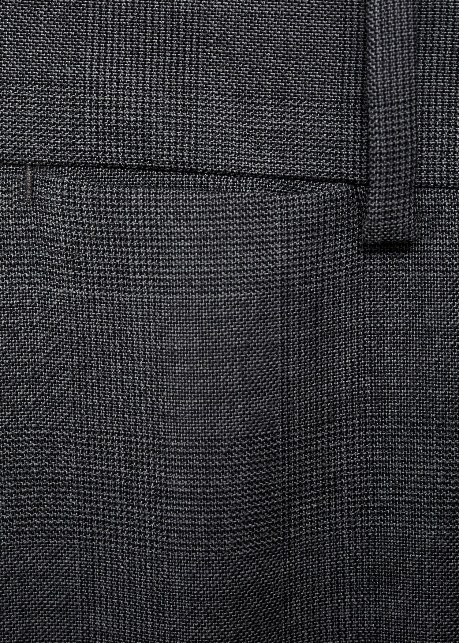 Pantalon de costume 100 % laine vierge carreaux écossais - Détail de l'article 8