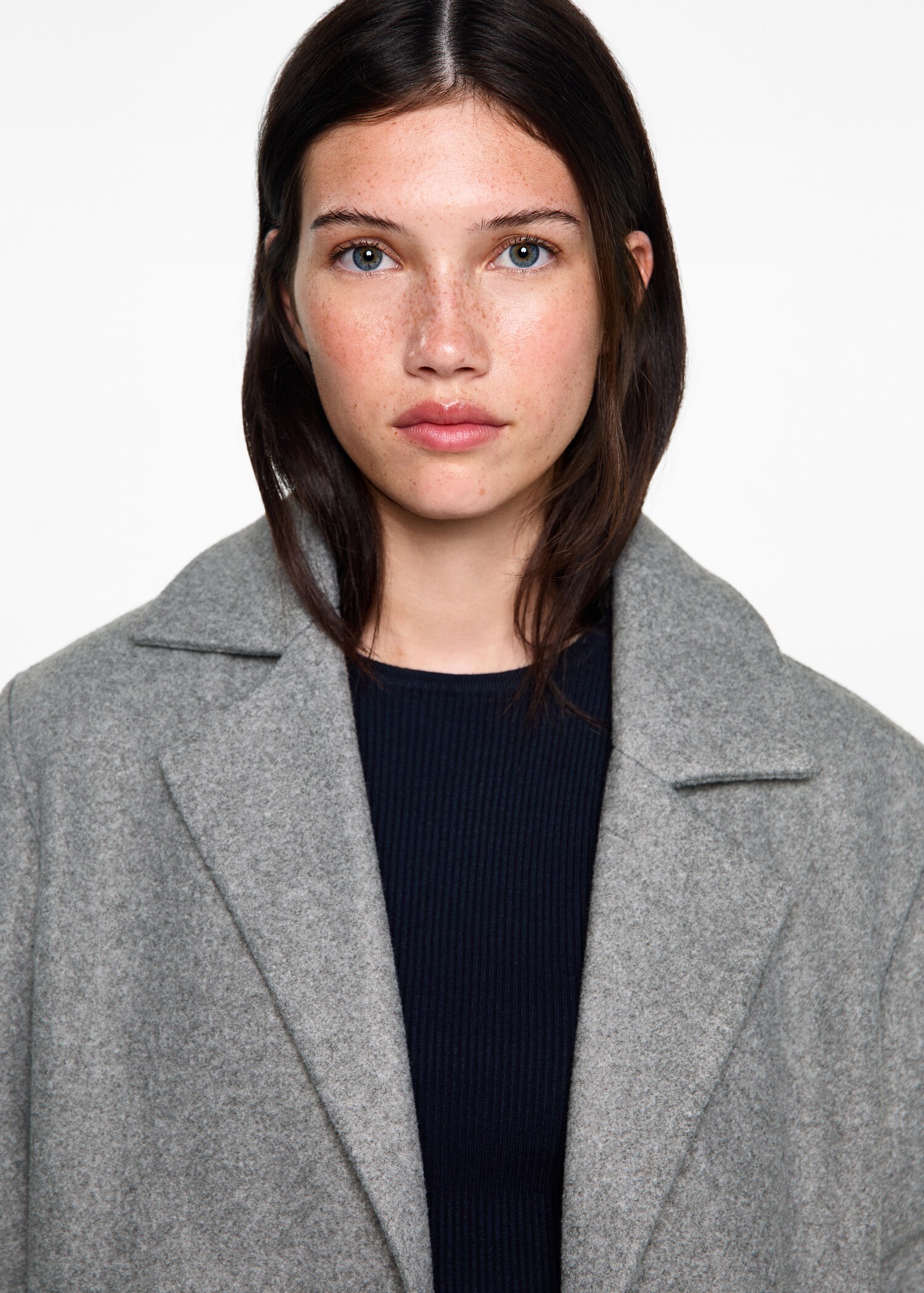 Manteau drap de laine poches - Détail de l'article 1