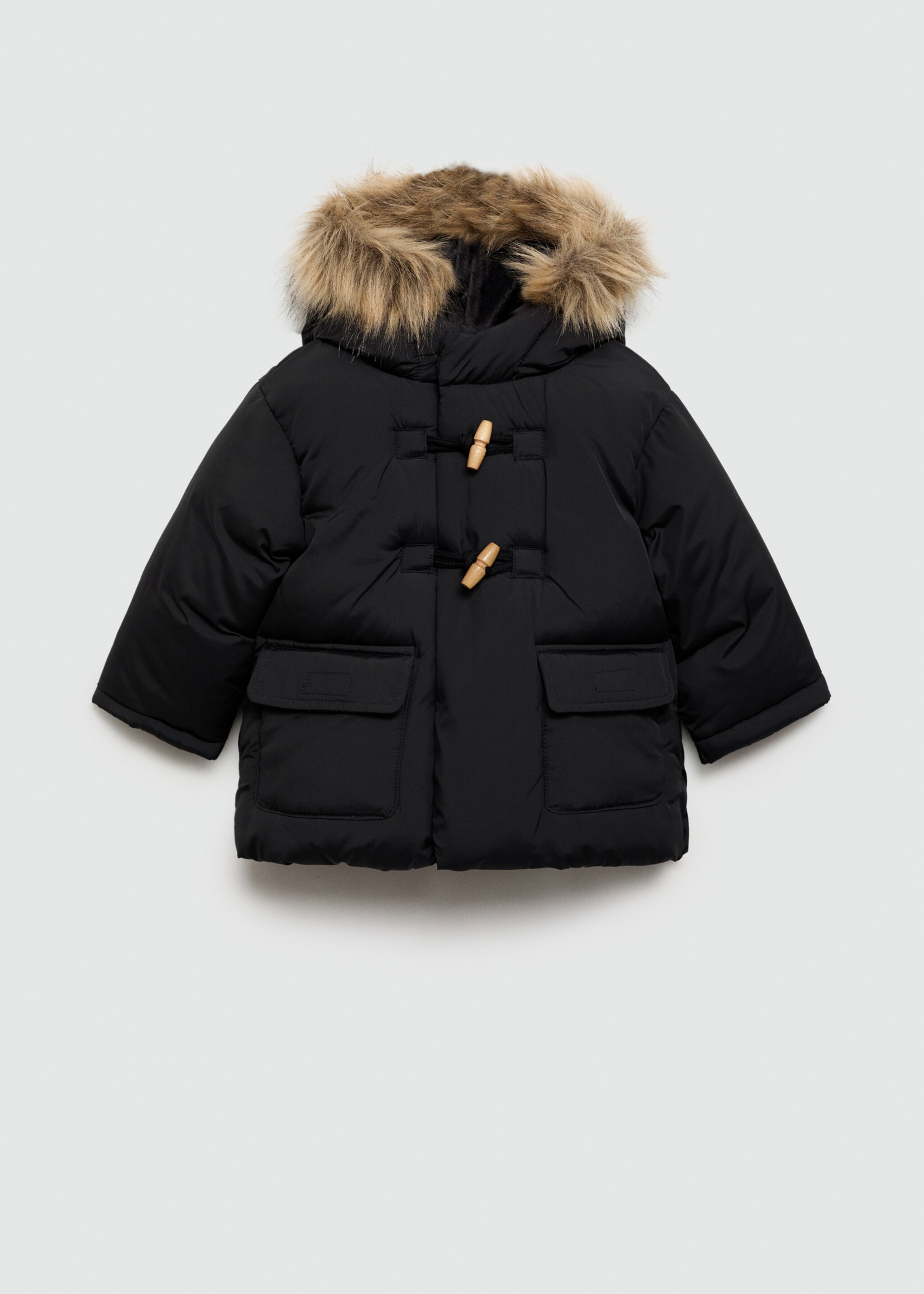 Anorak acolchado capucha pelo - Artículo sin modelo