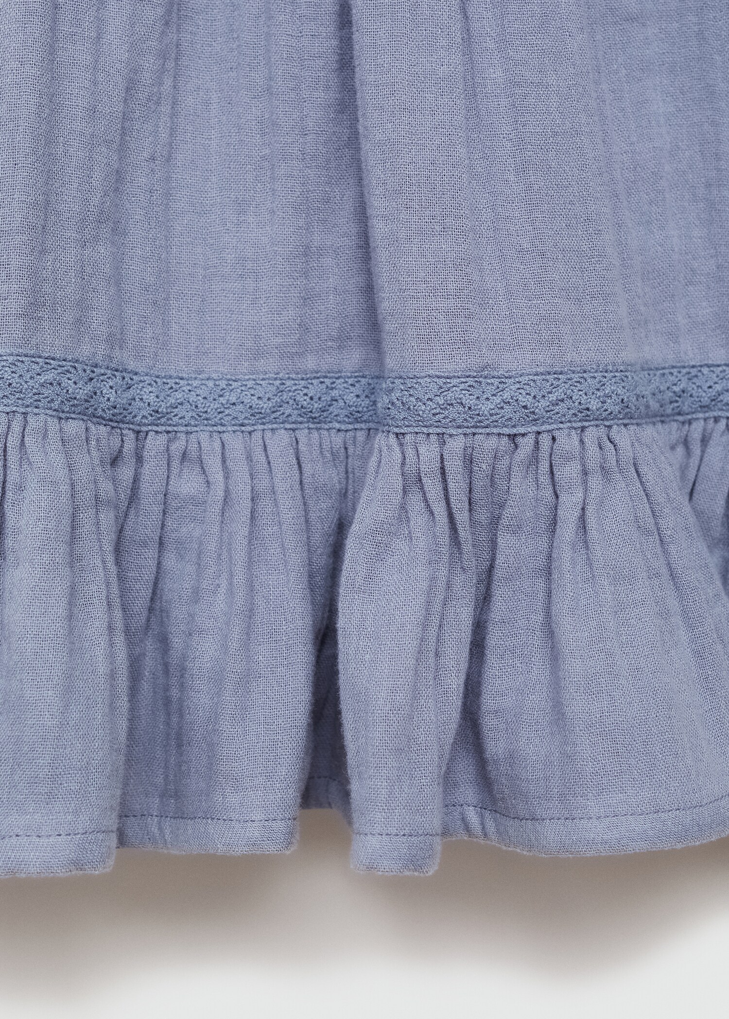 Embroidered cotton dress - Details of the article 0