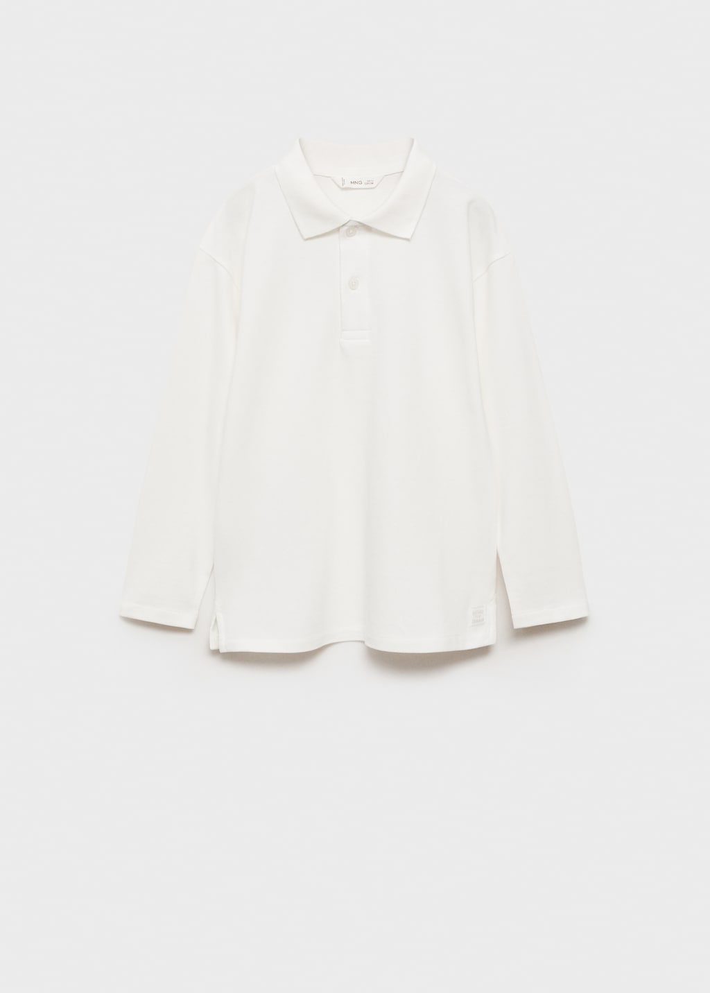 MANGO KIDS Long sleeves cotton polo off White 5 6 years Kids