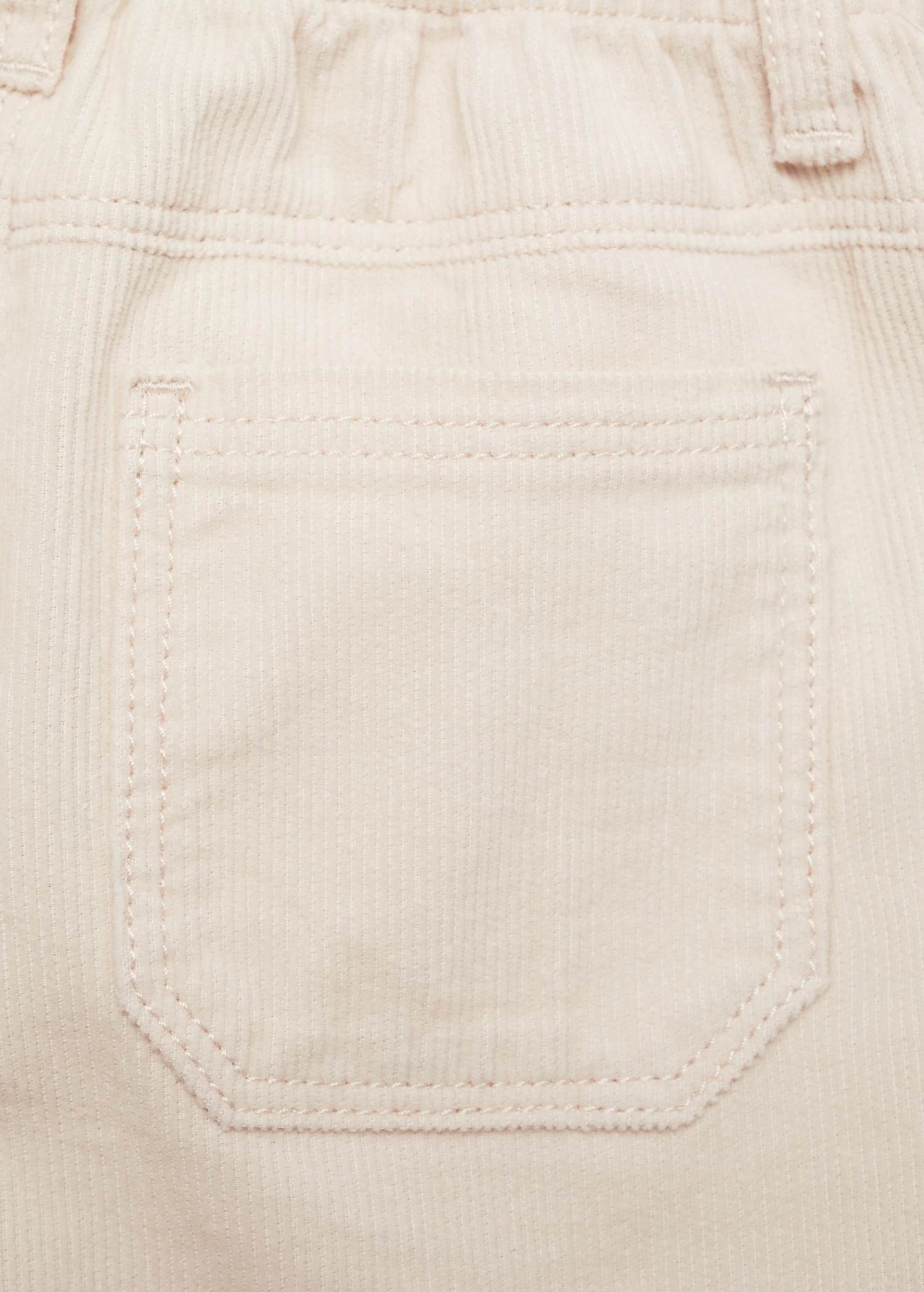 Corduroy shorts with buttons - Details of the article 0