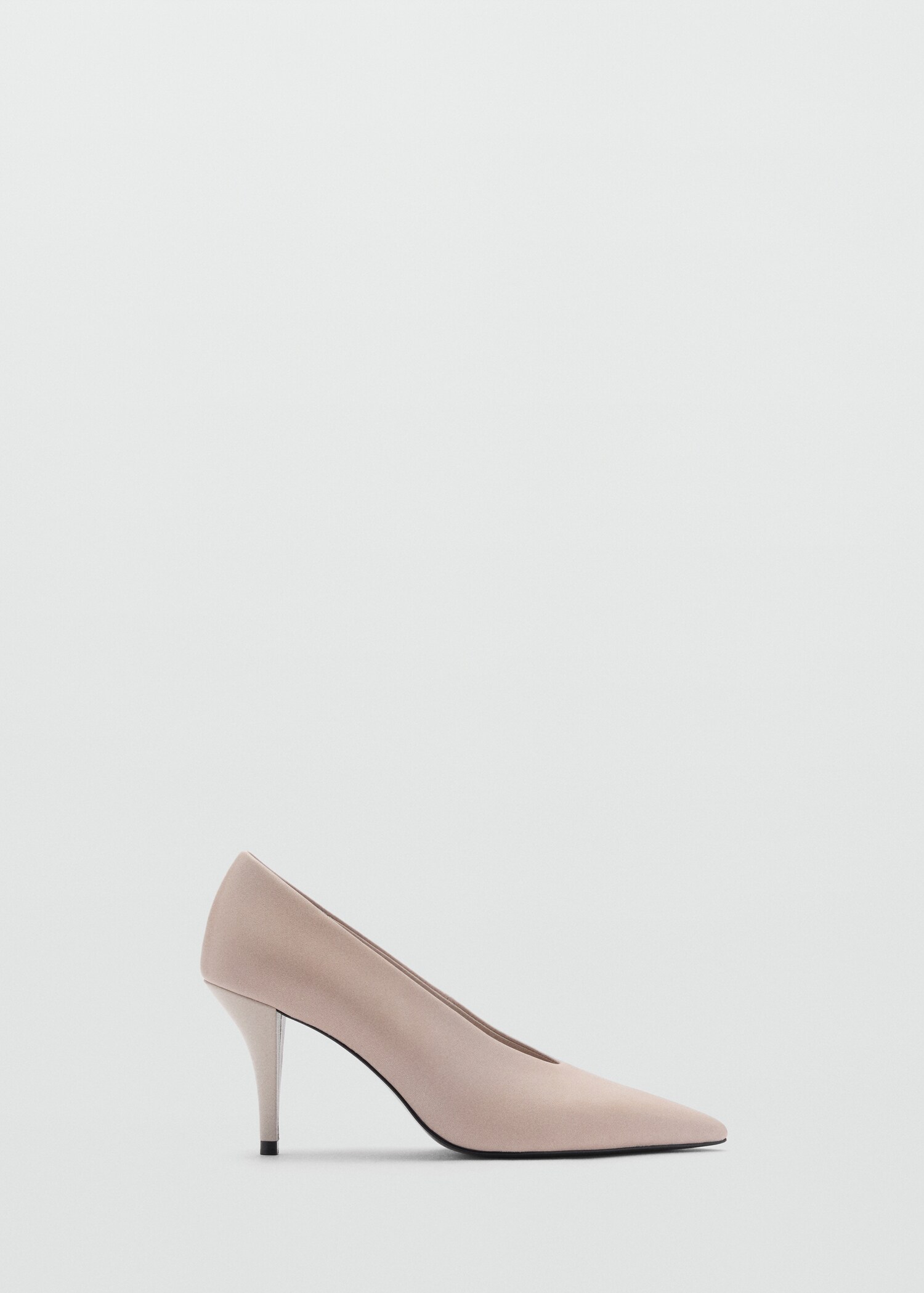 Funnel-heeled leather shoes - Article without model
