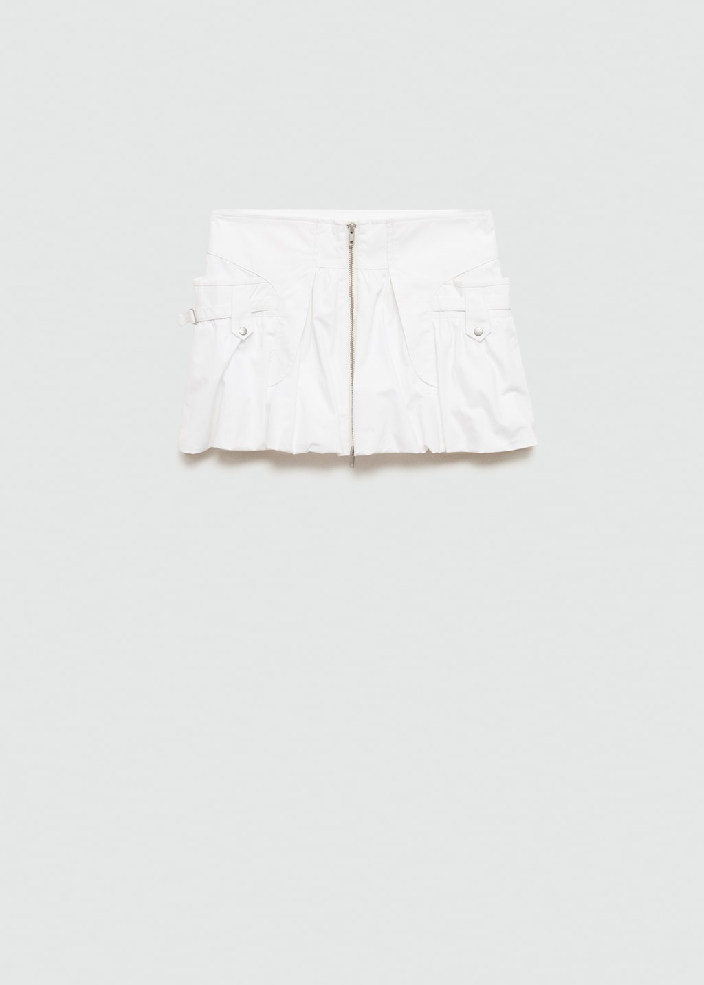 Balloon mini-skirt with zip - Women | MANGO China Balloon mini-skirt with zip - Women | MANGO China