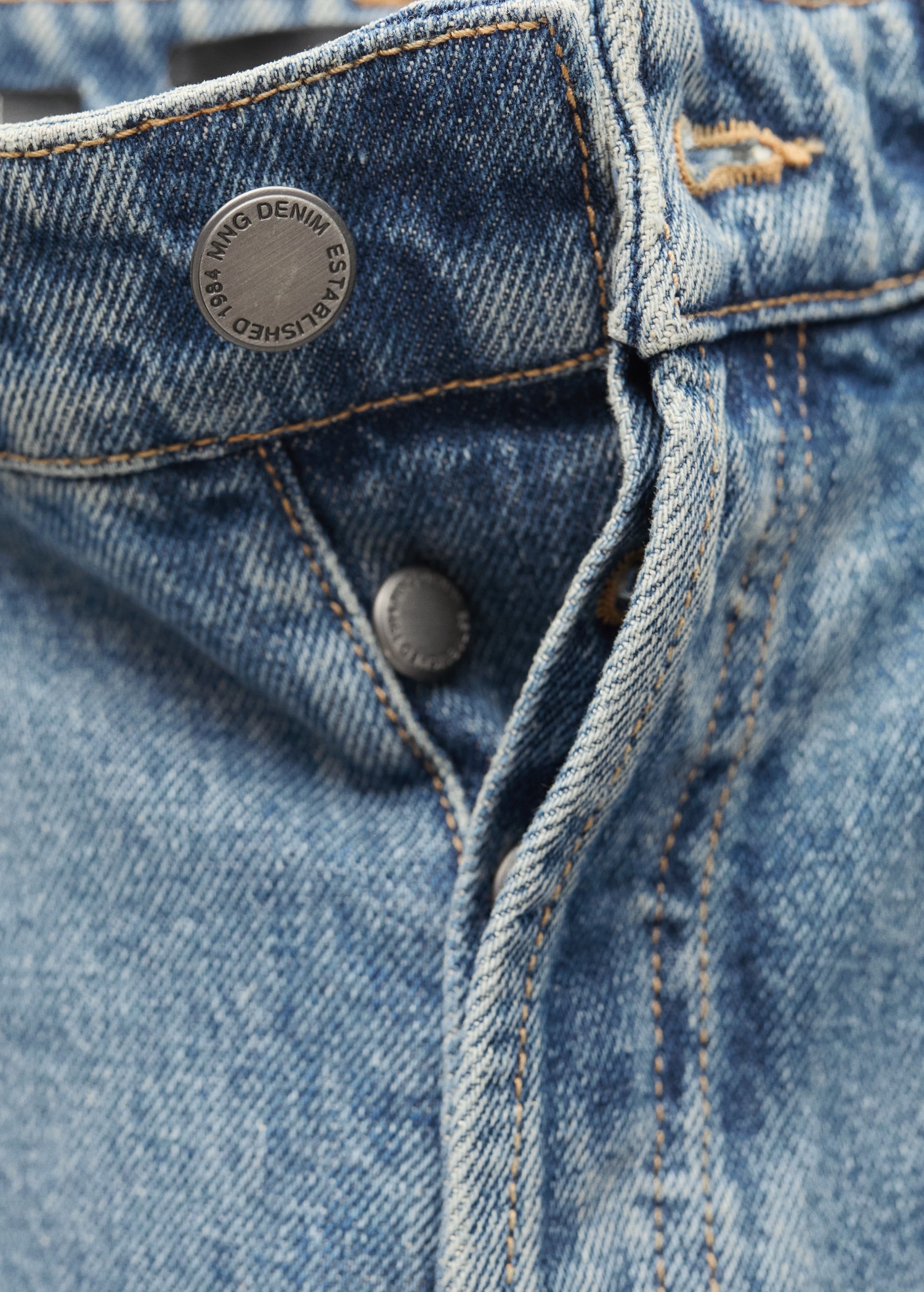 Low waist wideleg jeans - Details of the article 0