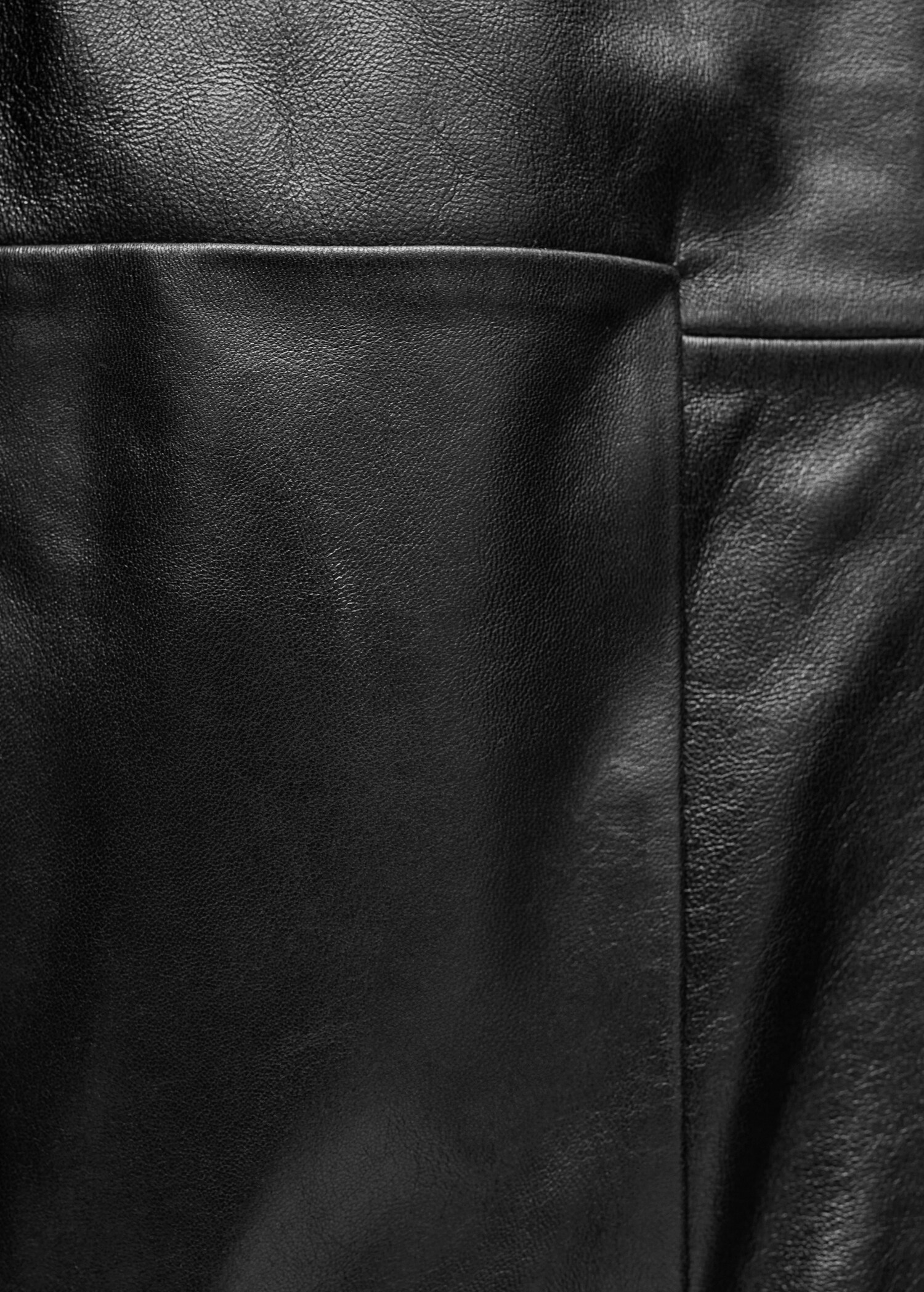 Veste cuir oversize - Détail de l'article 0