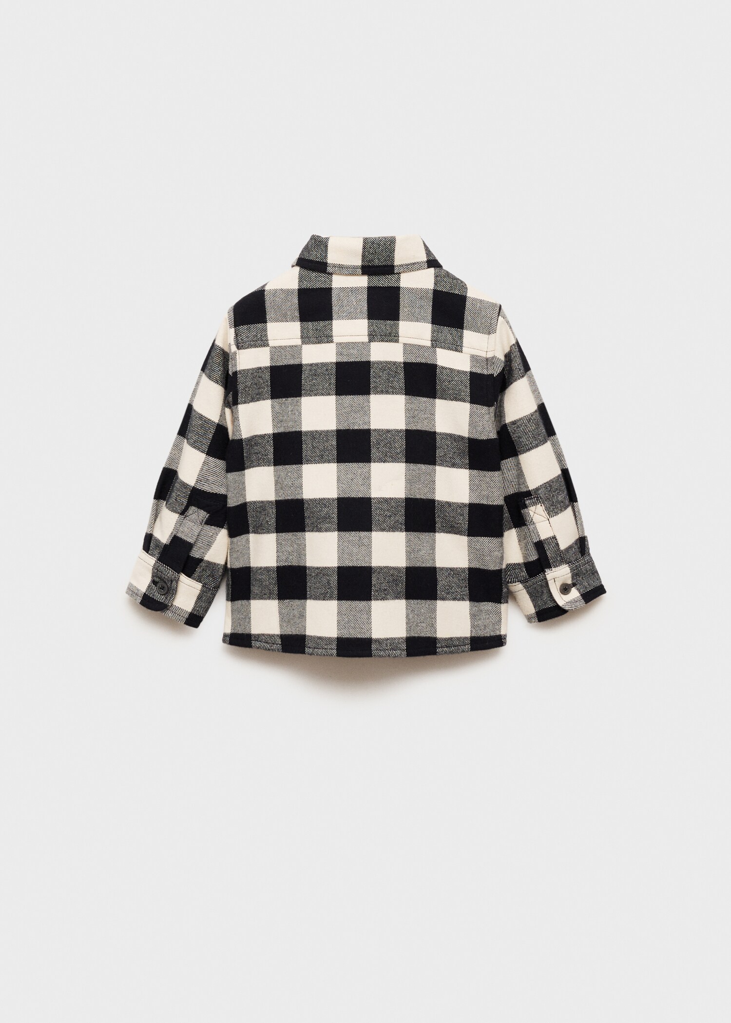 Regular-fit check shirt - Reverse of the article