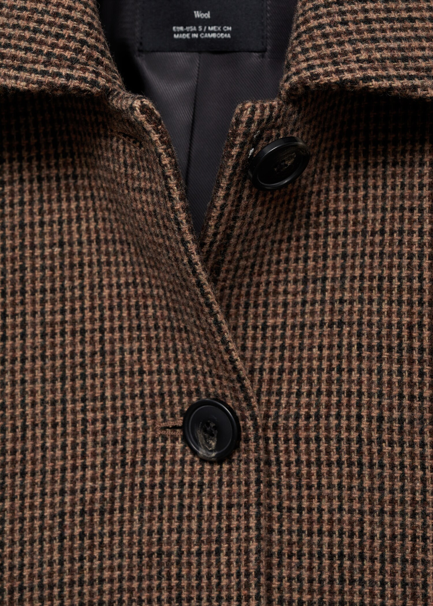 Micro-houndstooth wool jacket - Details of the article 8