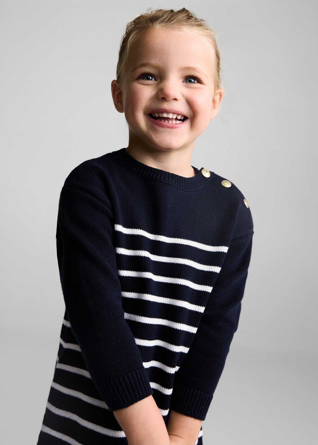 Striped jersey dress Kids MANGO Canada