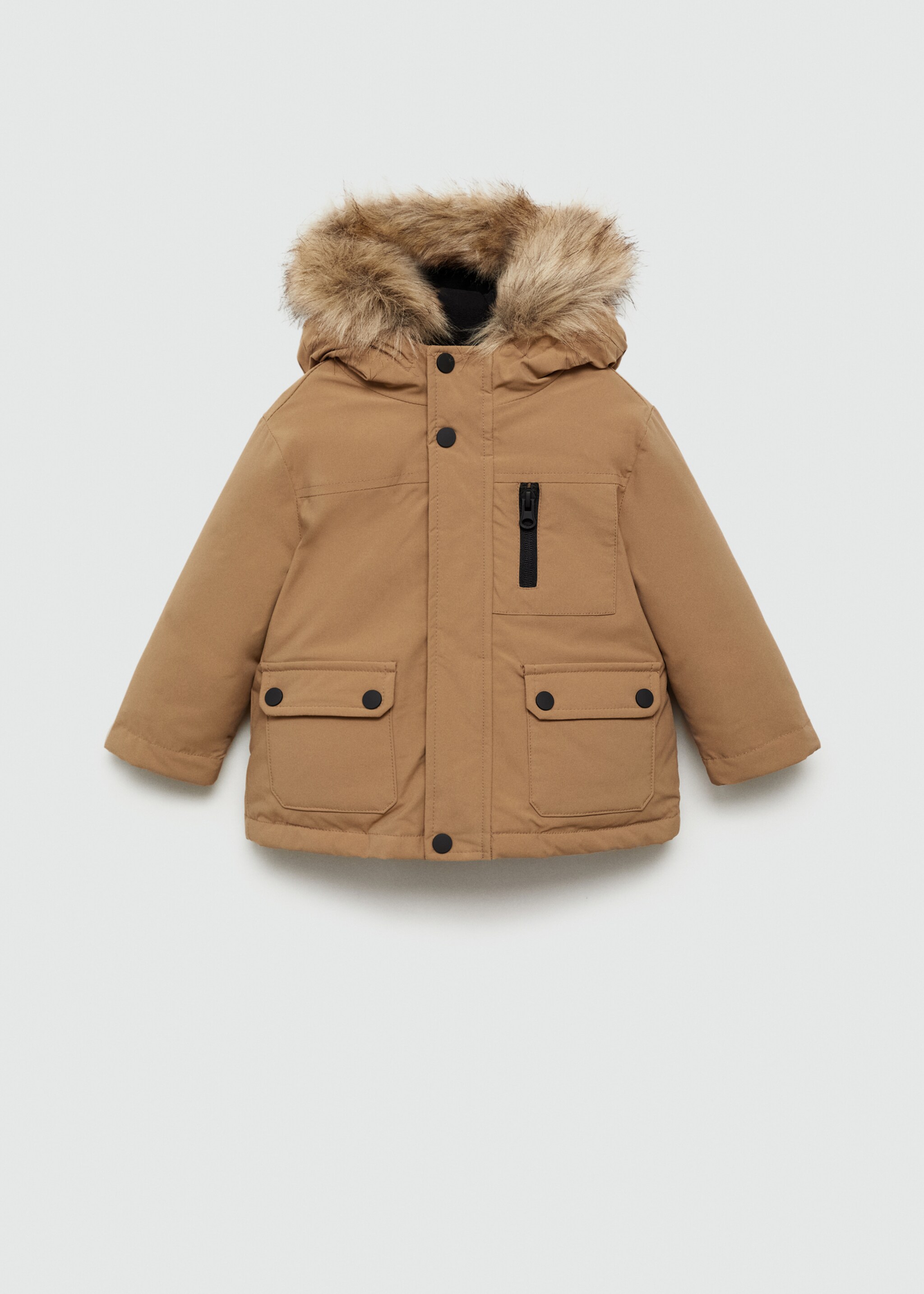 Anorak acolchado interior polar - Artículo sin modelo