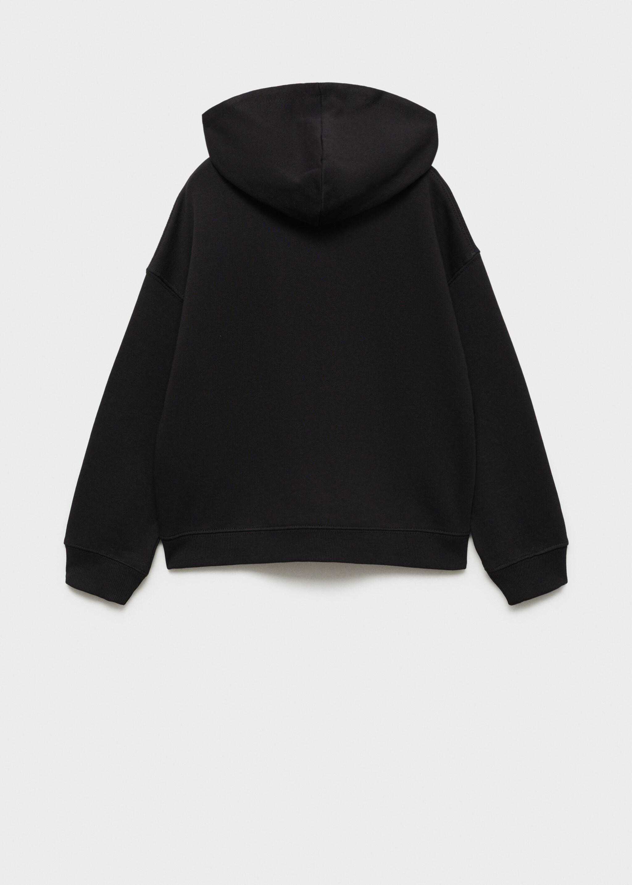 Zipped hoodie - Reverse of the article