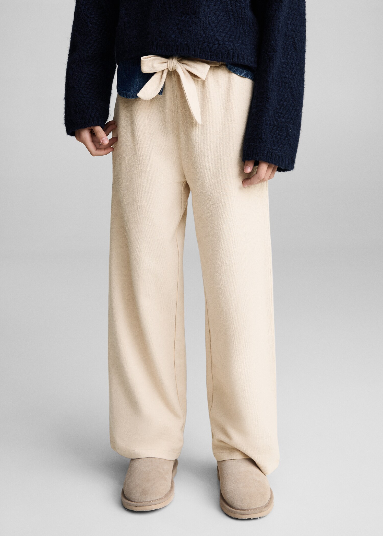 Cotton wideleg trousers - Details of the article 6