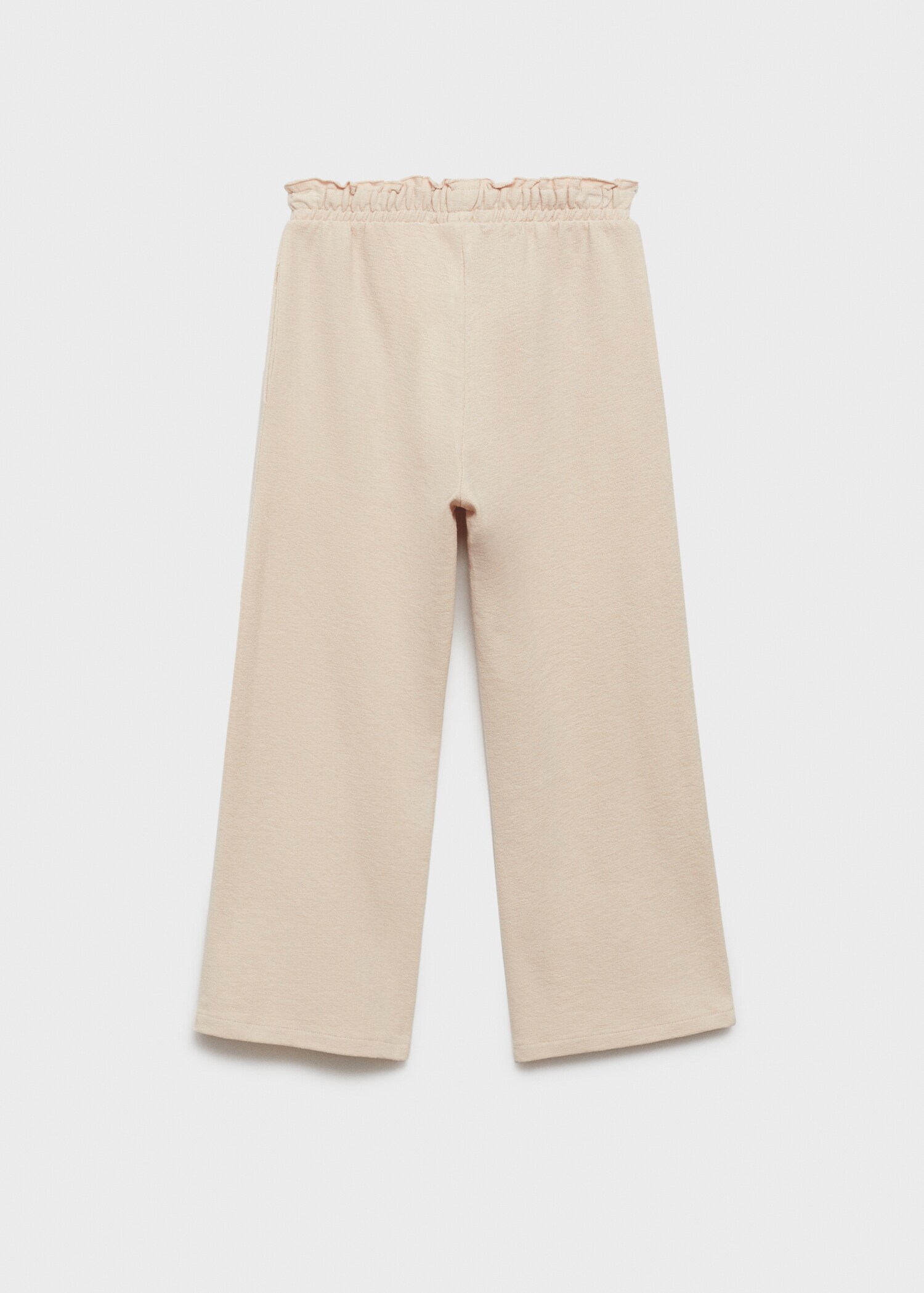 Cotton wideleg trousers - Reverse of the article
