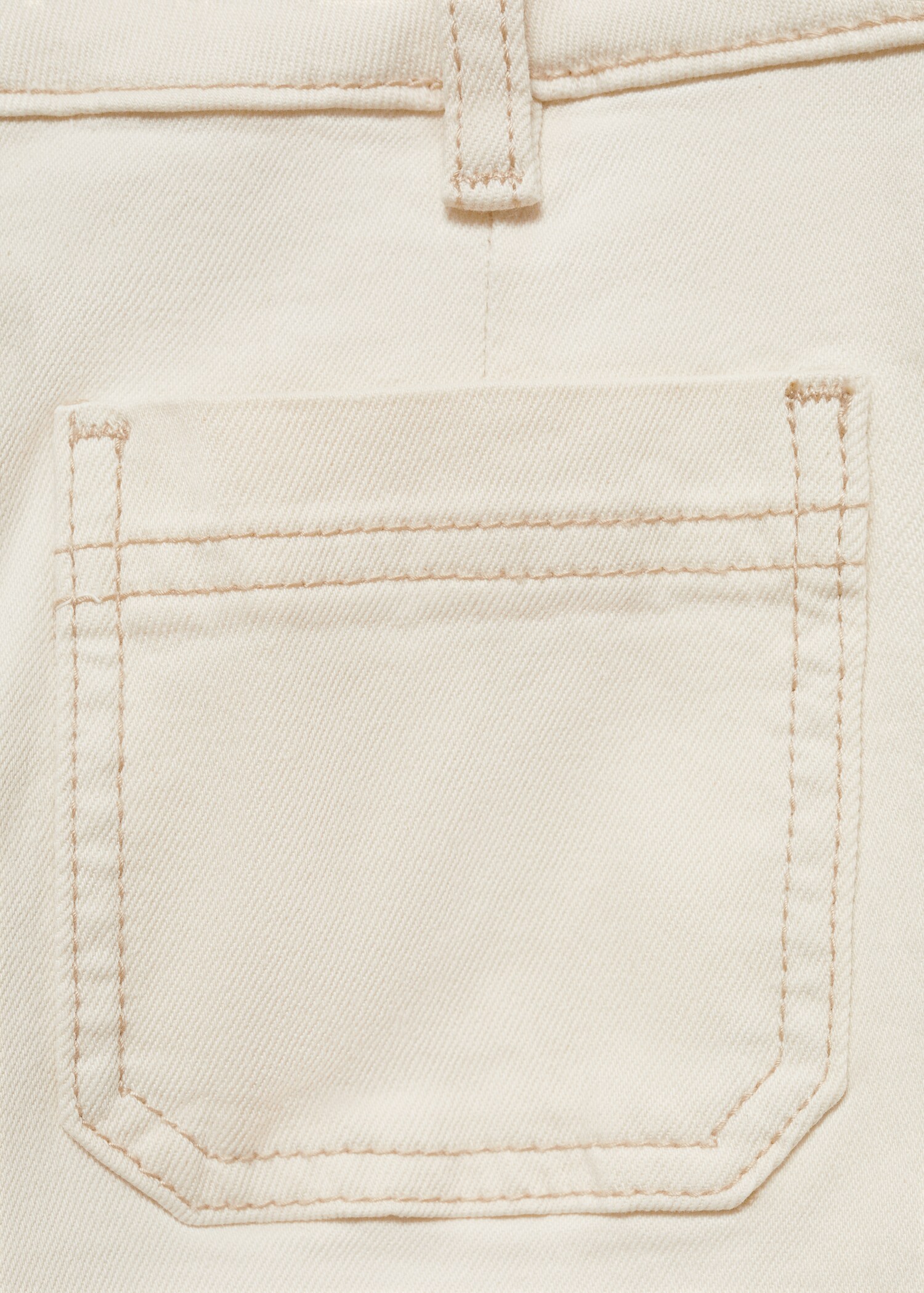 Jeans flare crop bolsillos - Detalle del artículo 0