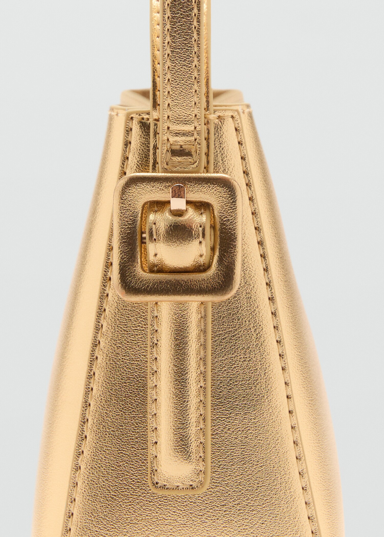 Metalik mini shopper çanta - Ürün detayı 1
