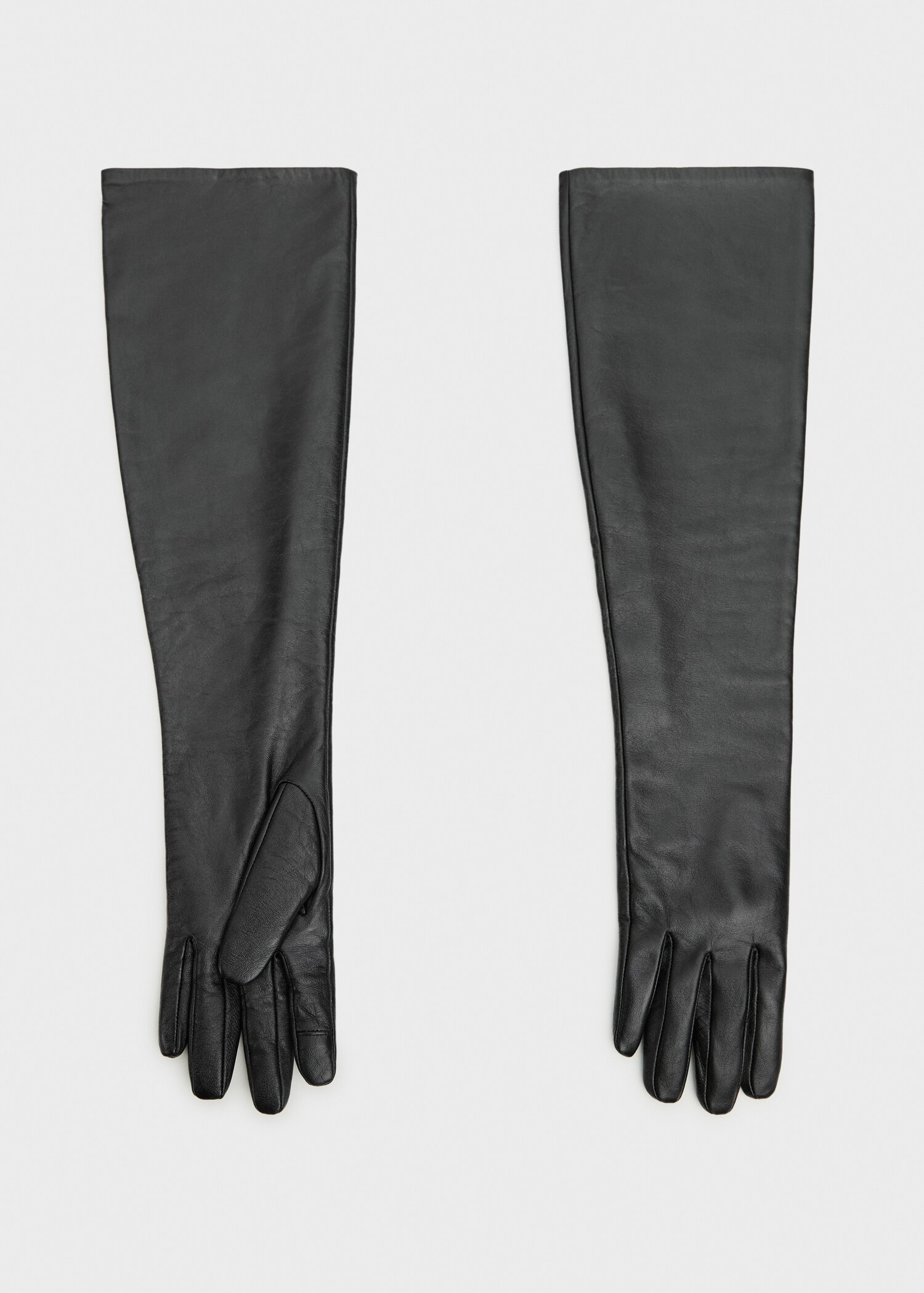 Lange leren handschoenen - Artikel zonder model