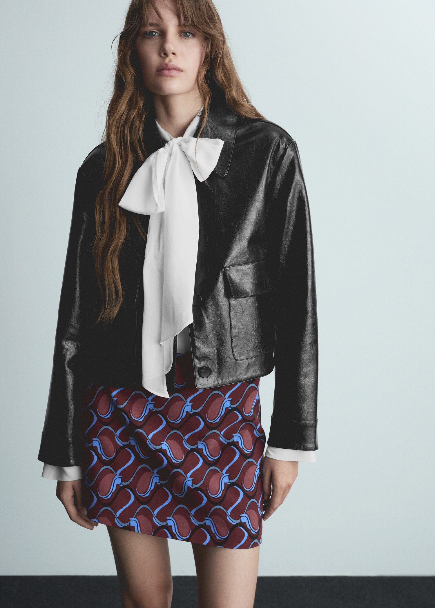 Printed miniskirt - Details of the article 1