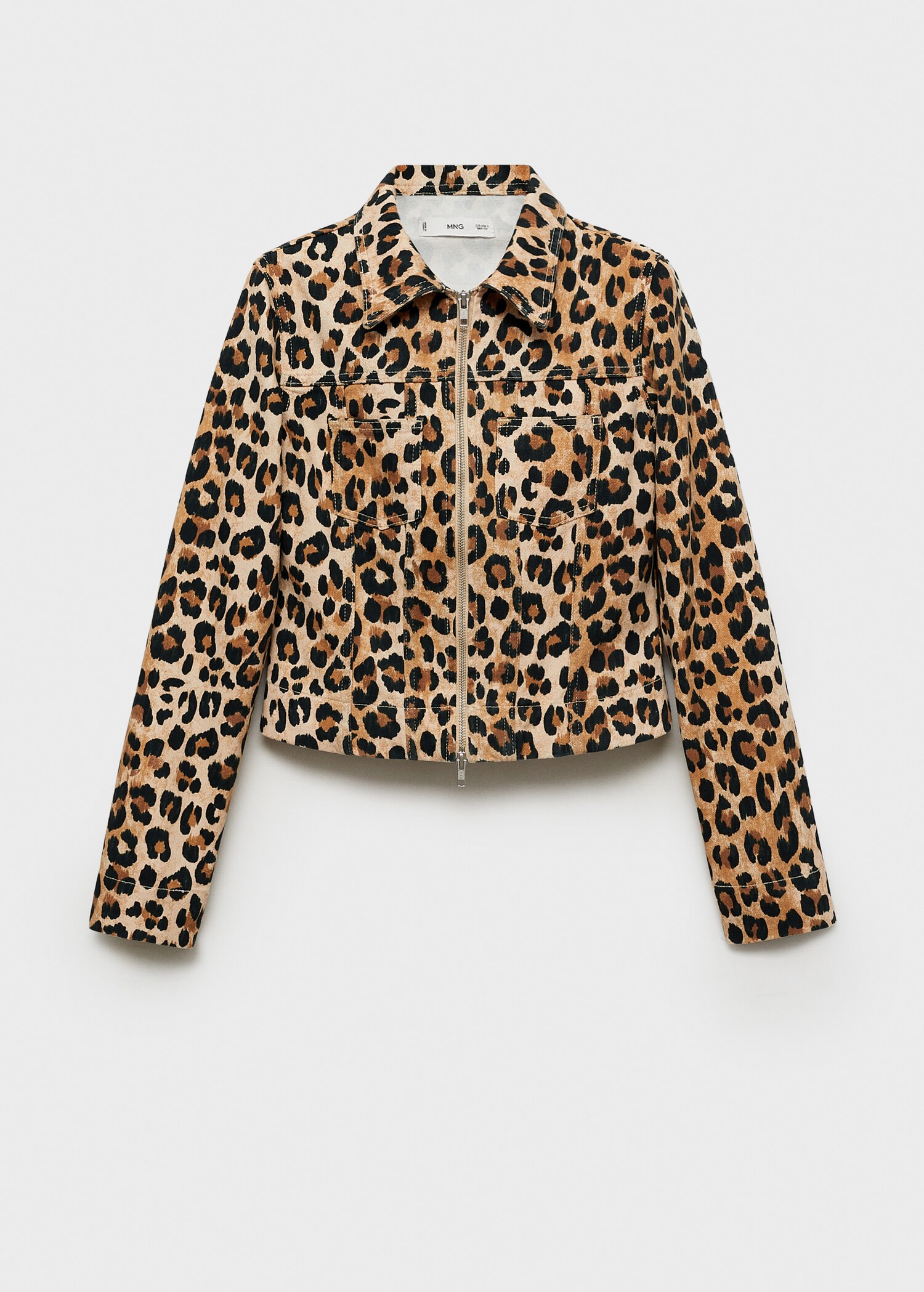 Cazadora leopardo cremallera doble - Artículo sin modelo