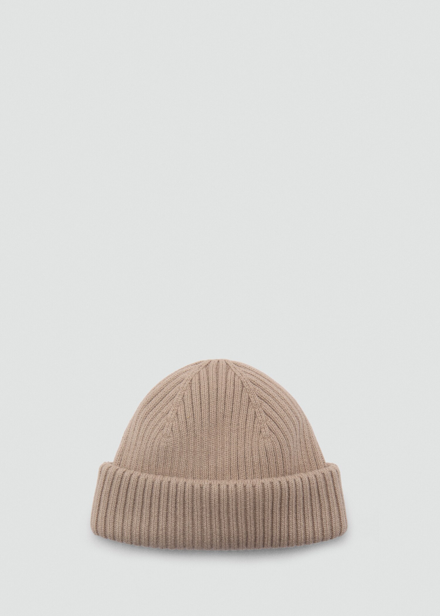 Rib-knit cotton hat - Article without model
