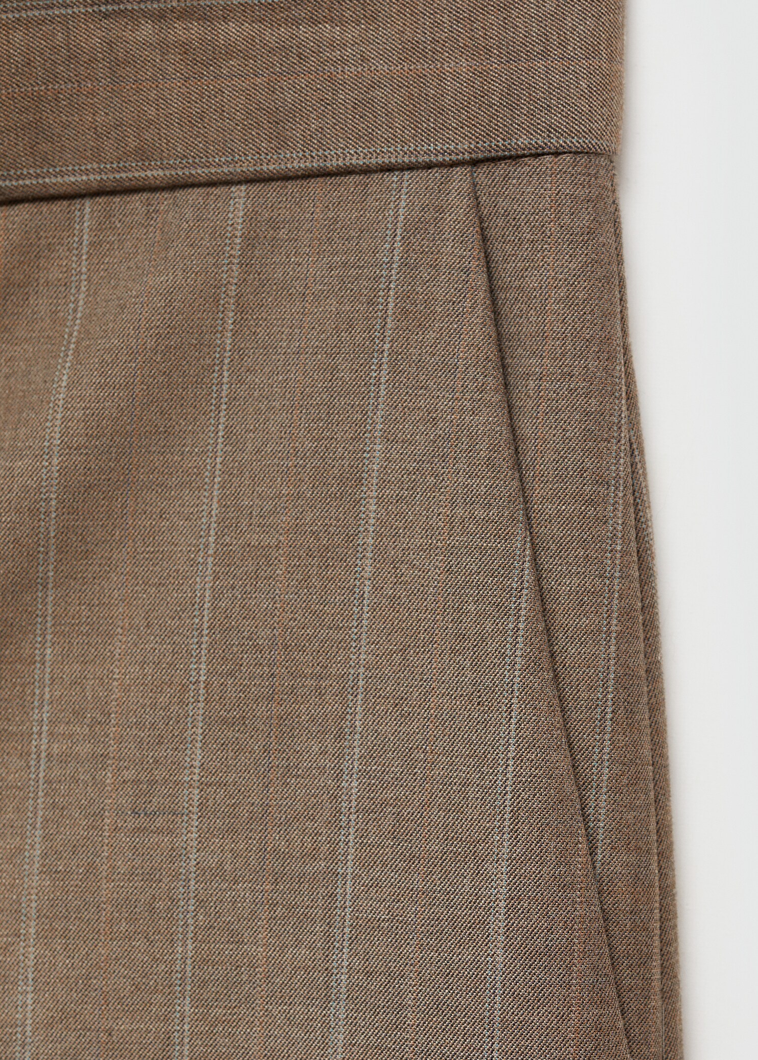 Pinstripe flared trousers - Details of the article 0