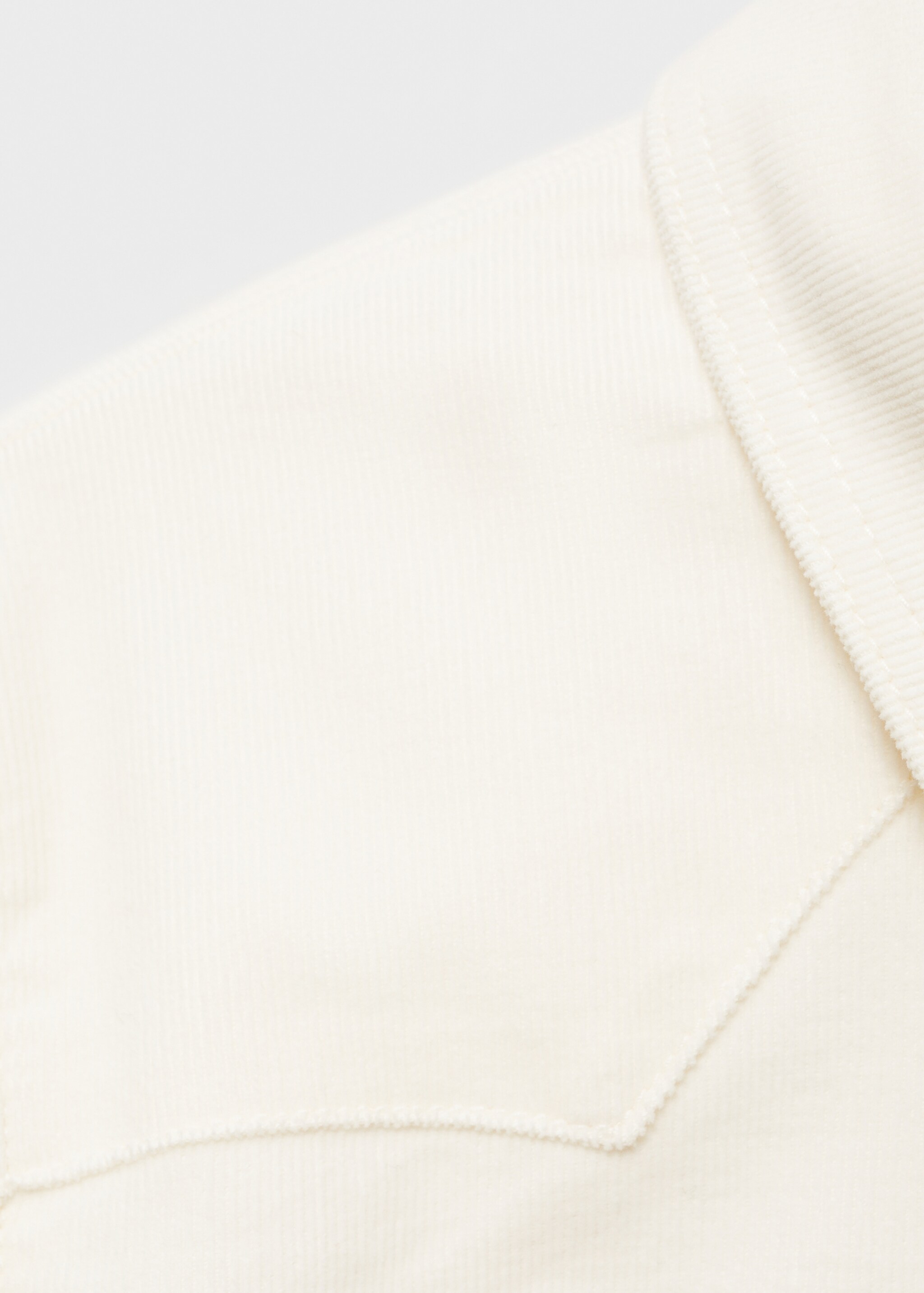 Micro-corduroy shirt with pockets - Details of the article 8, Off White. Ref: 77087114-00.