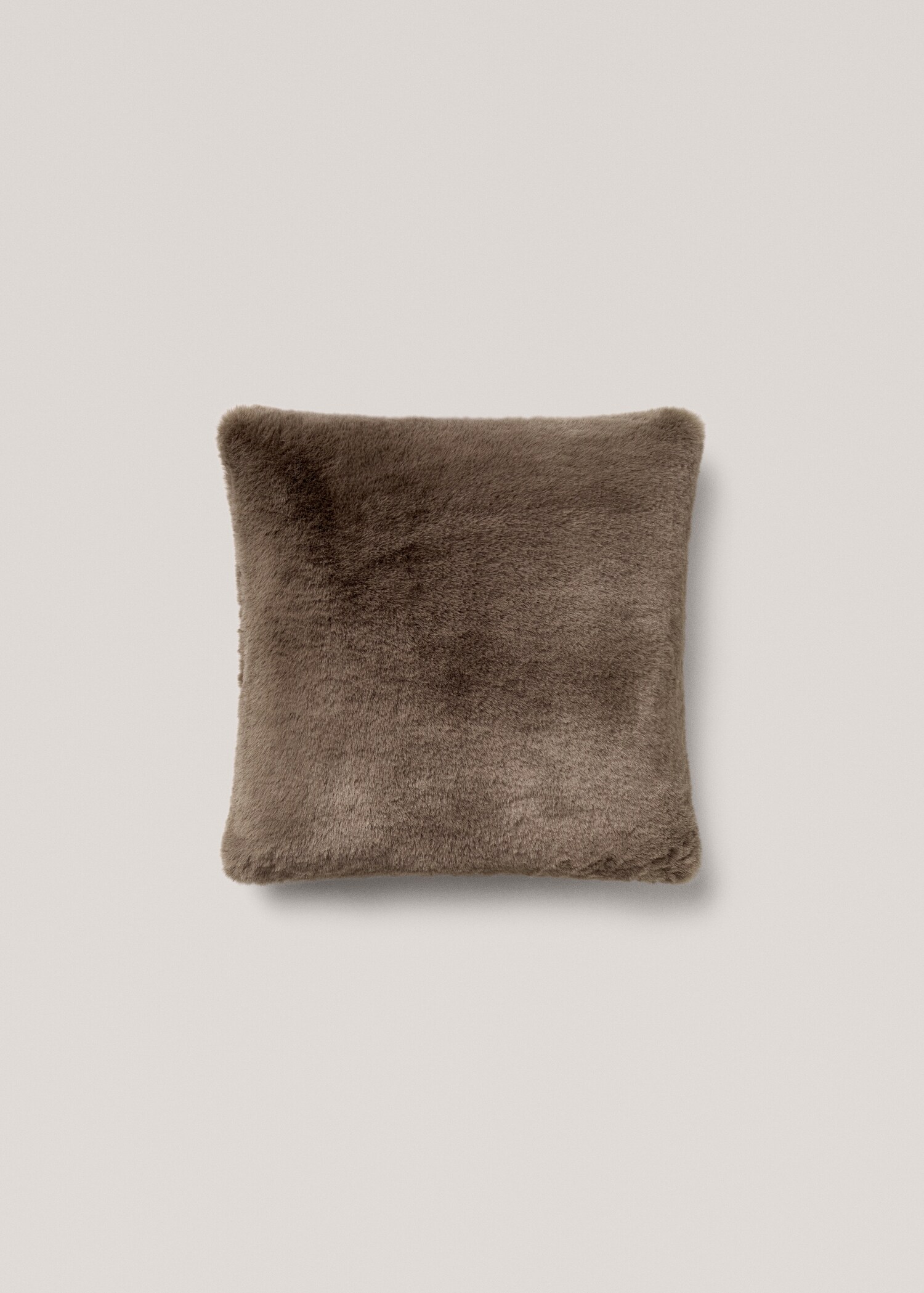 Fur-effect cushion cover 45x45cm - Article without model