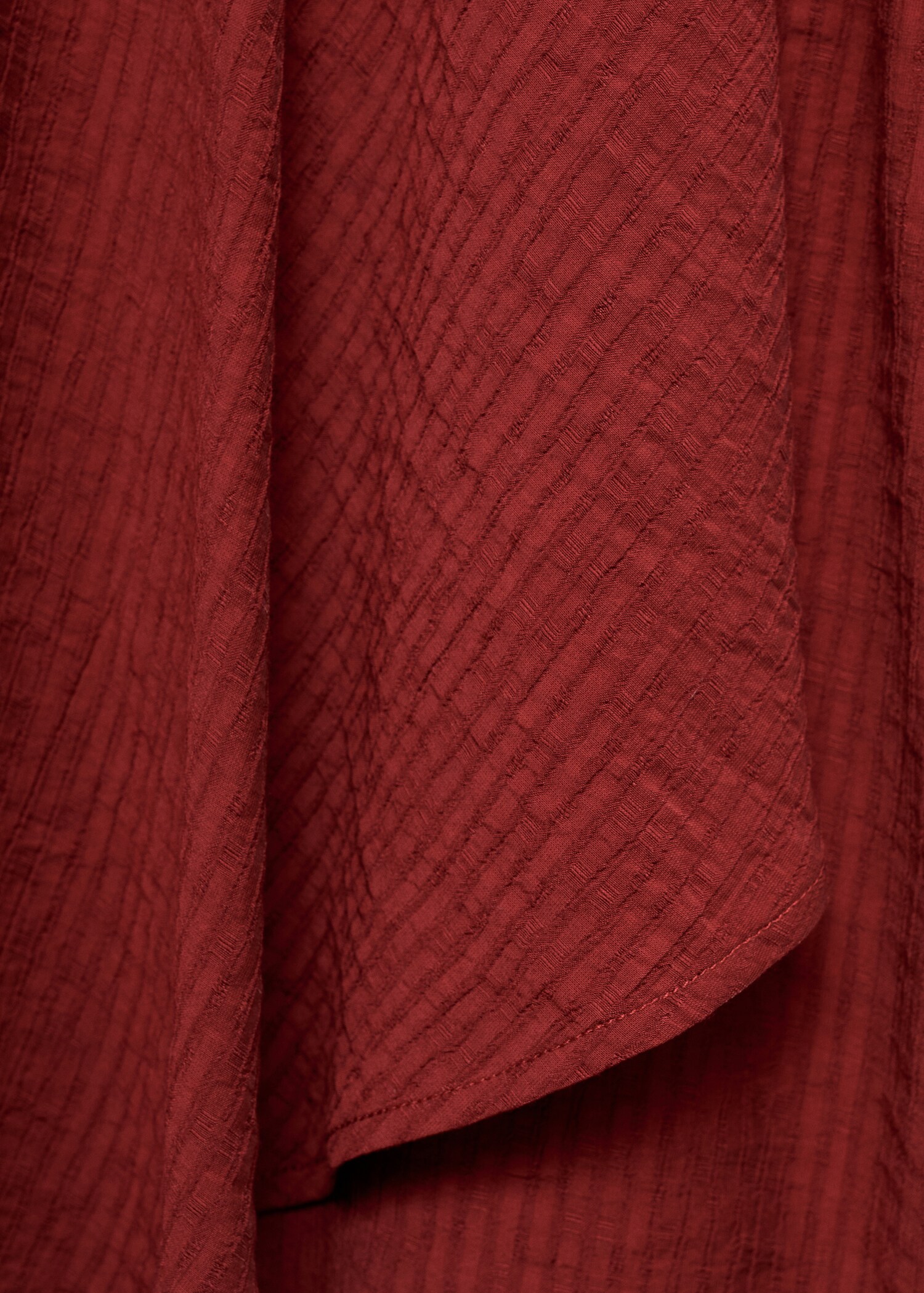 Textured short dress - Details of the article 0