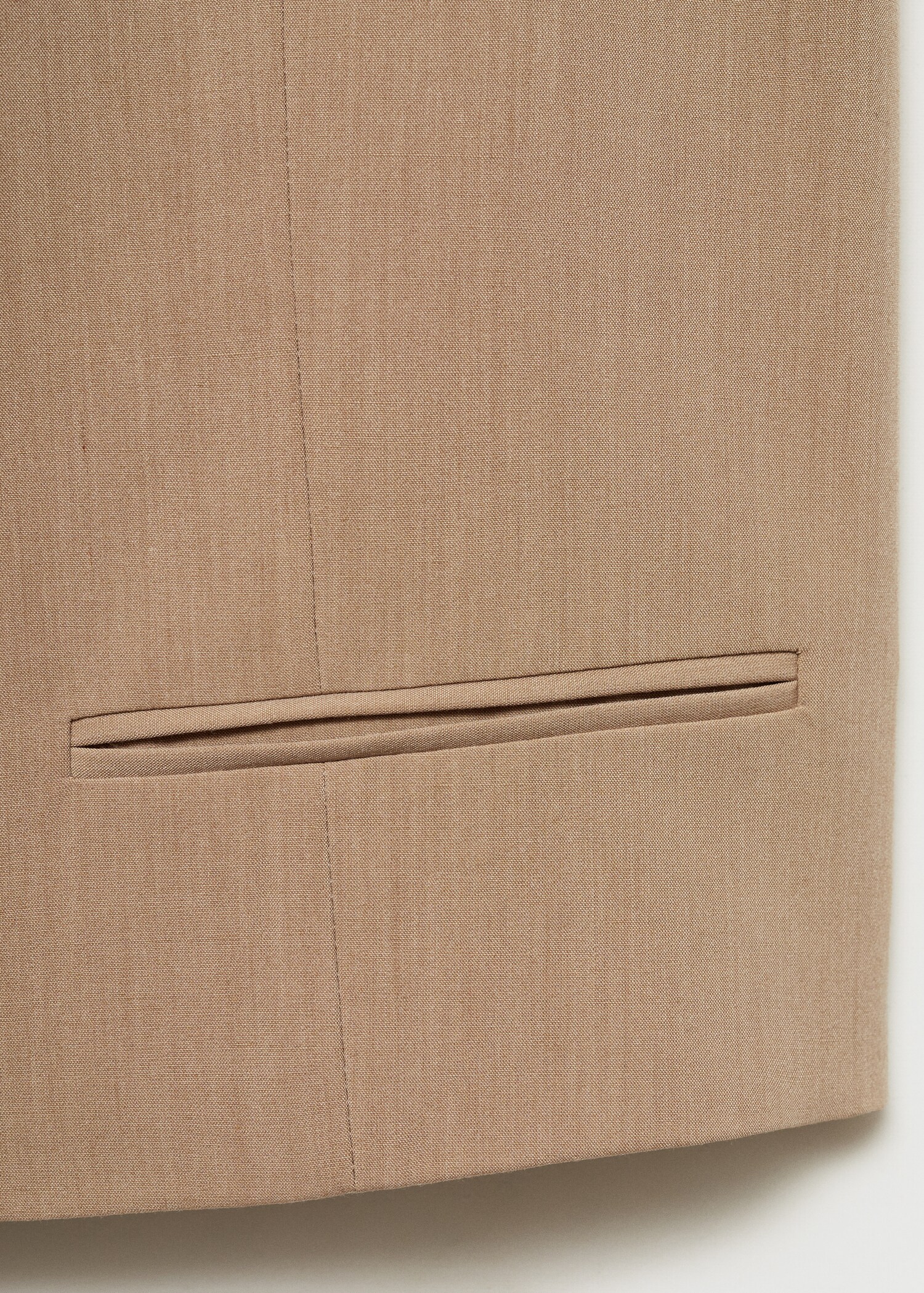 Suit waistcoat with lapels - Details of the article 0