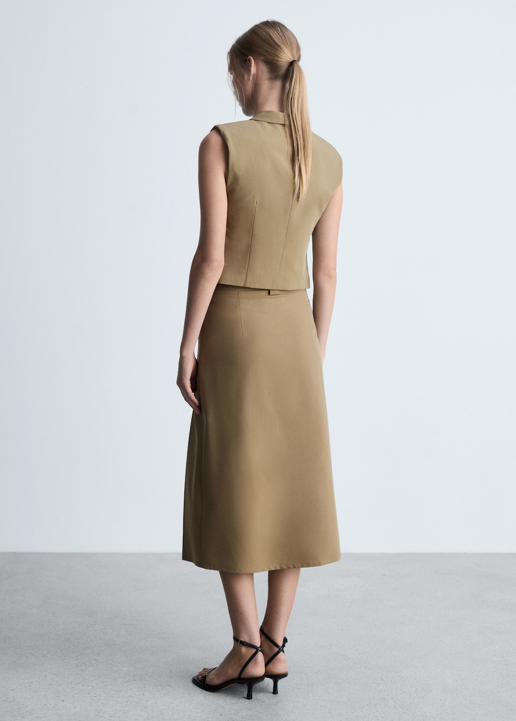 Check skirt suit hot sale