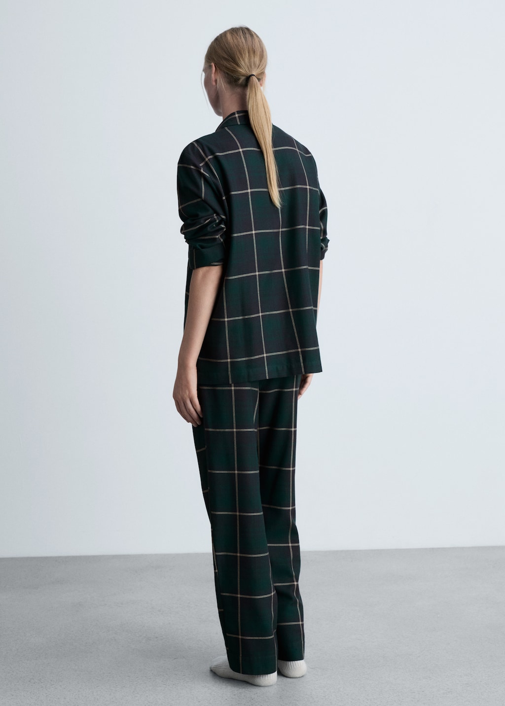 Flannel pajama shirt womens sale