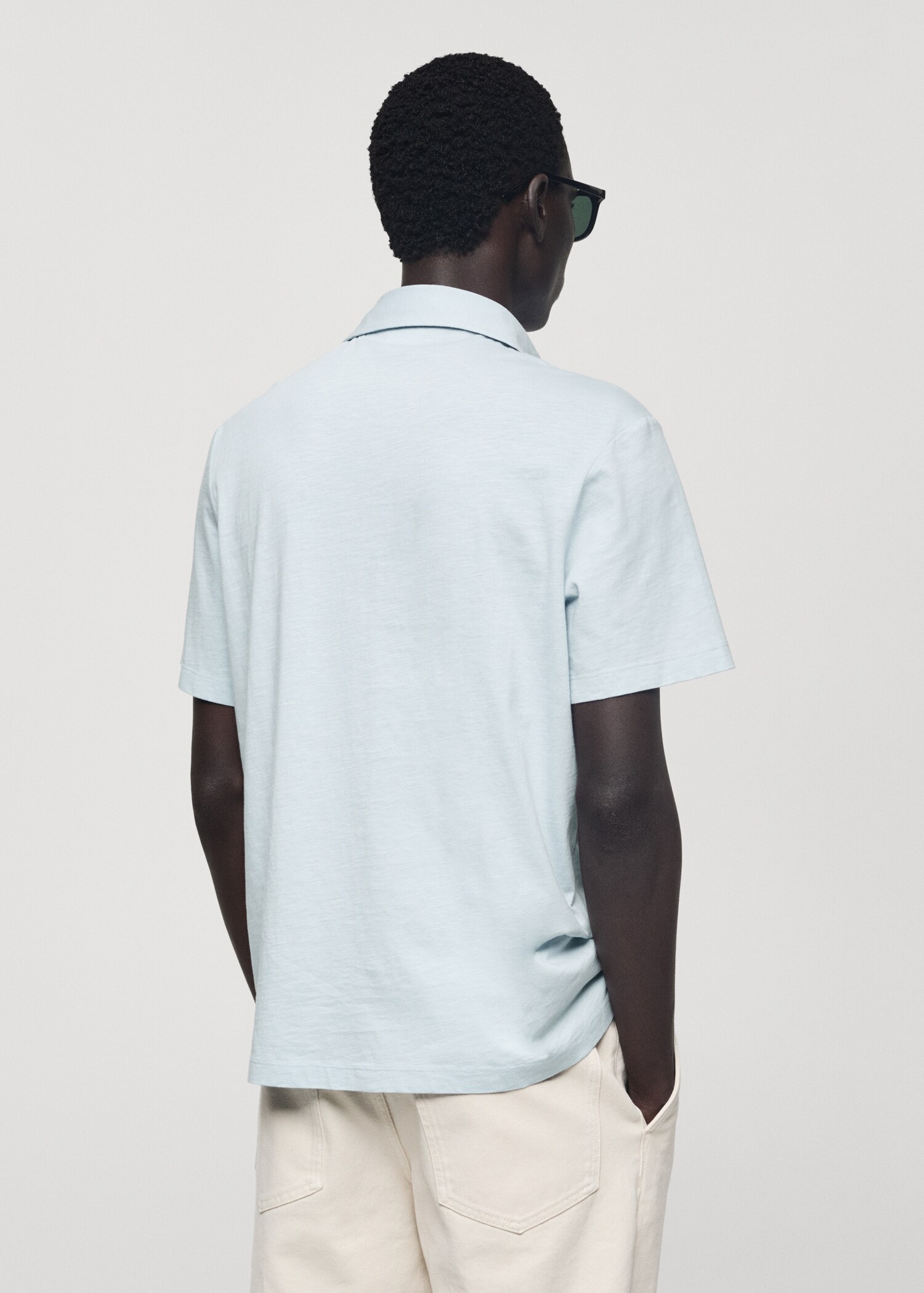 100% 纯棉常规版型 Polo 衫 - null