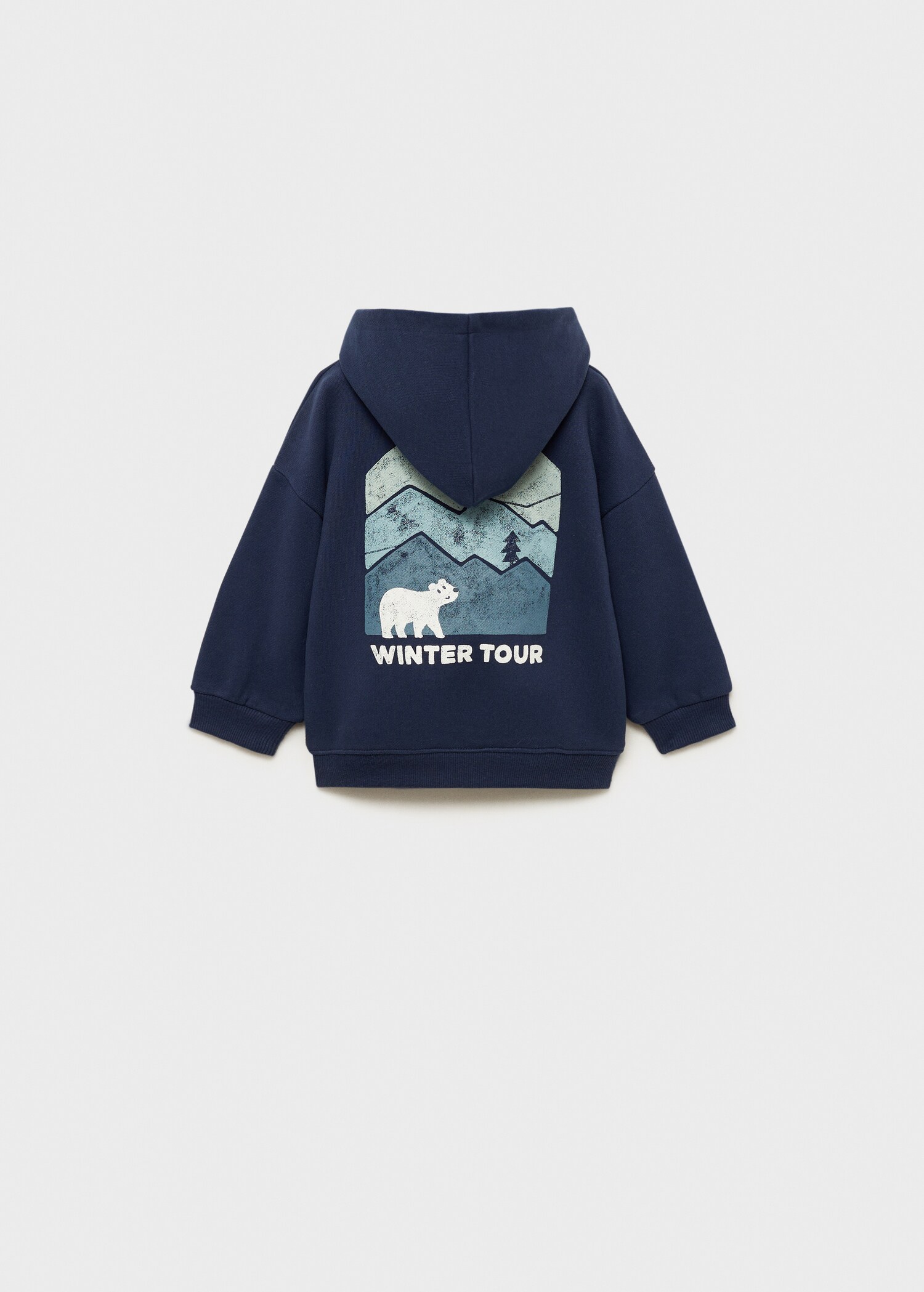 Printed message sweatshirt - Reverse of the article