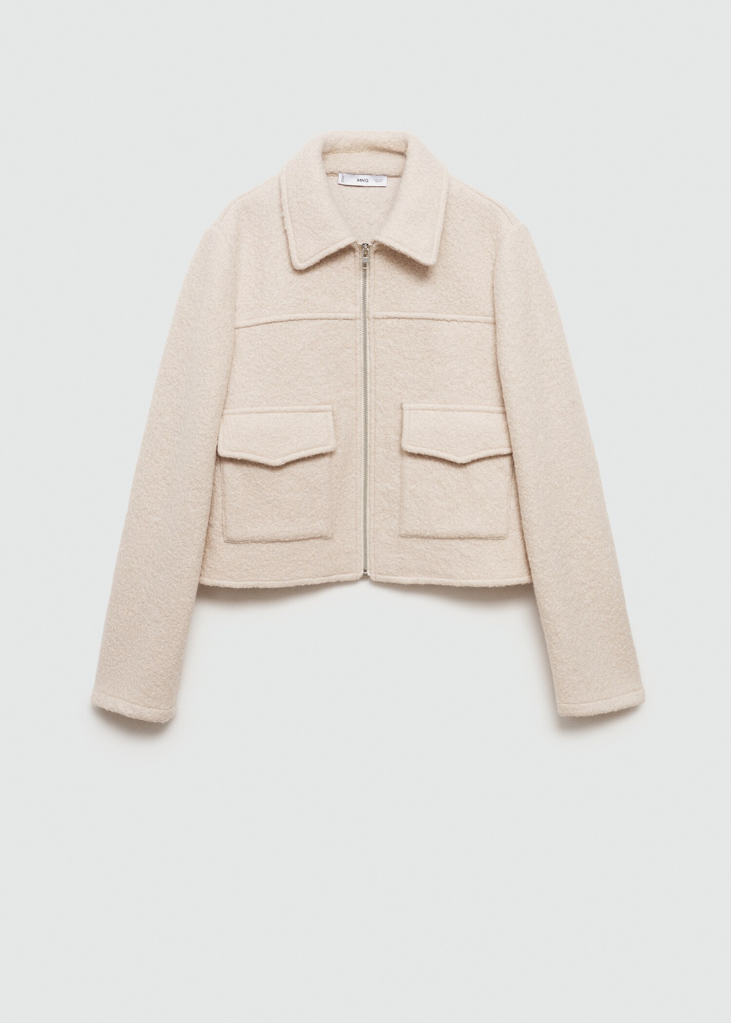 Wool jacket with pockets - Article without model