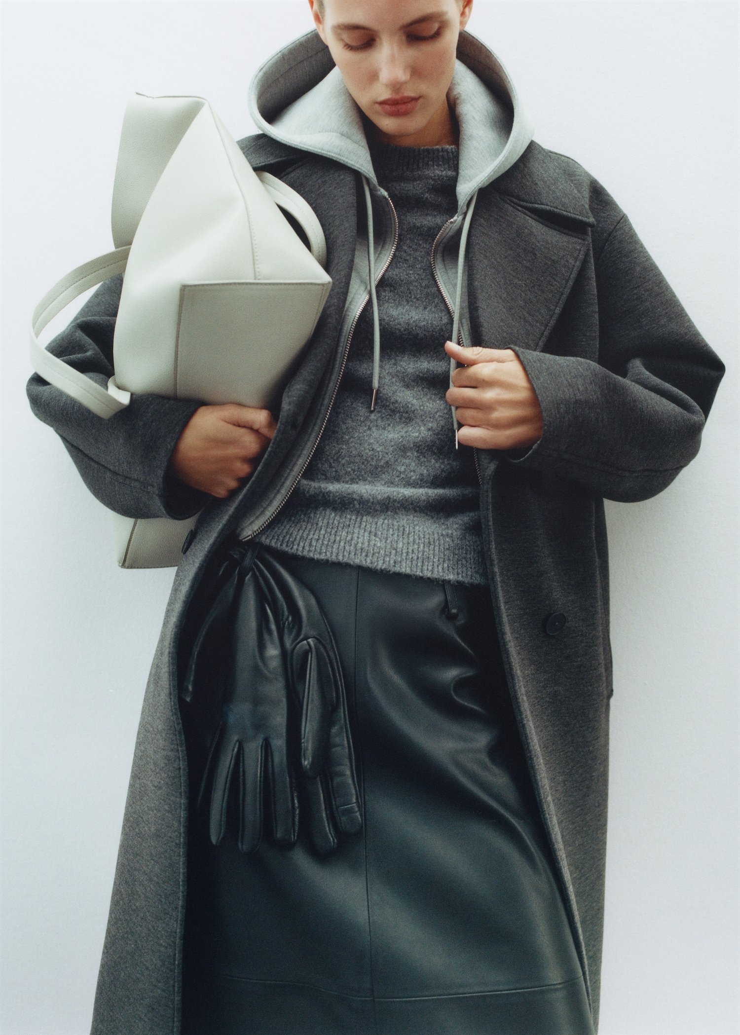 Manteau combiné capuche Femme MANGO Tunisie