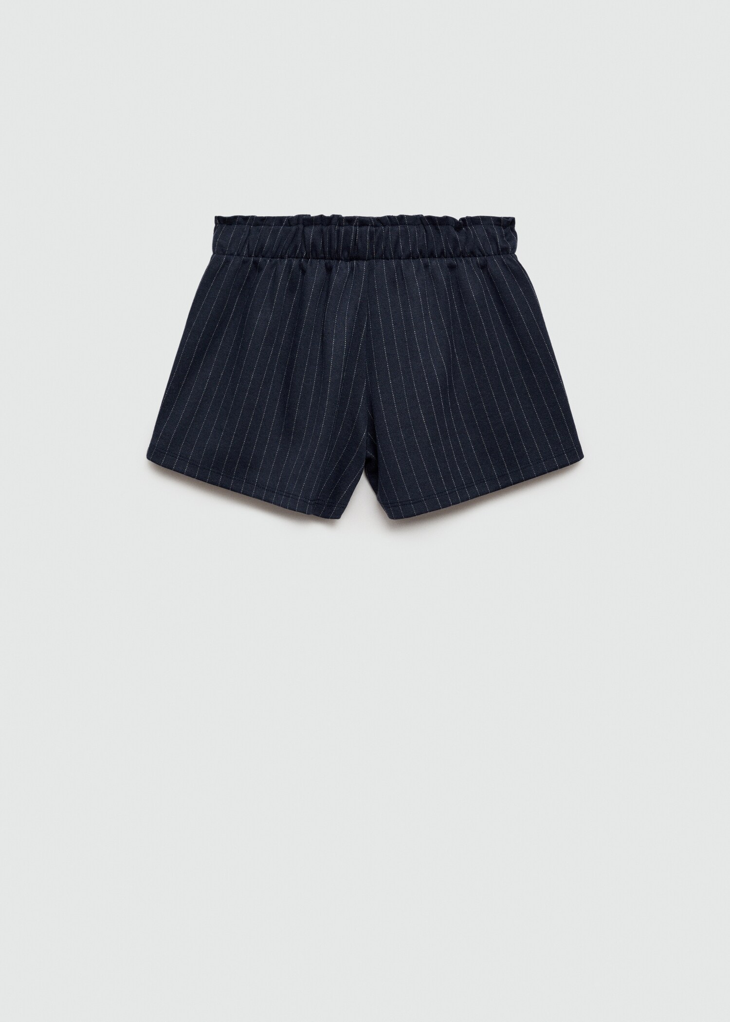 Striped shorts with belt - Reverse of the article